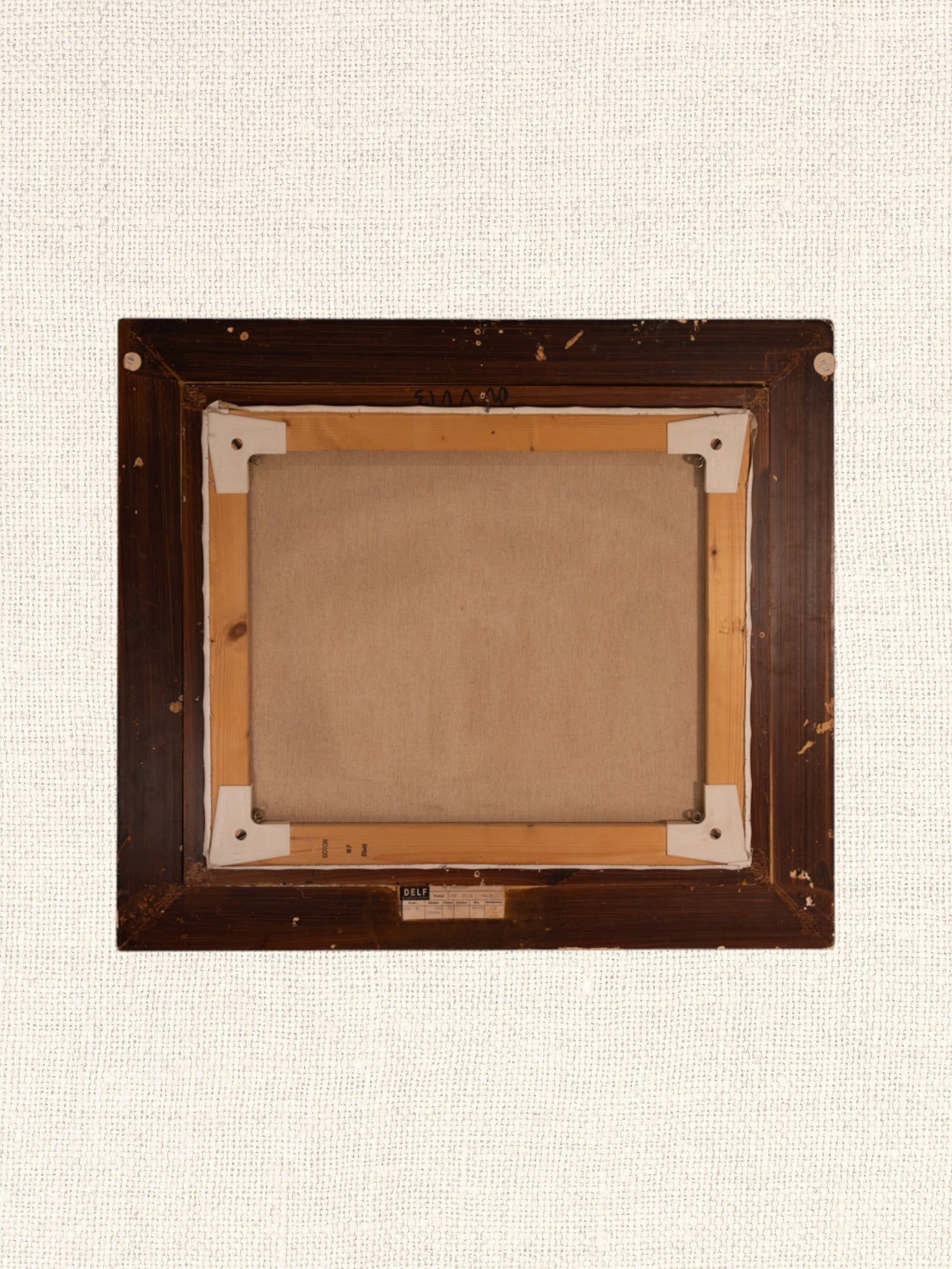 Vintage French Art | French Cellar | Oil | Framed