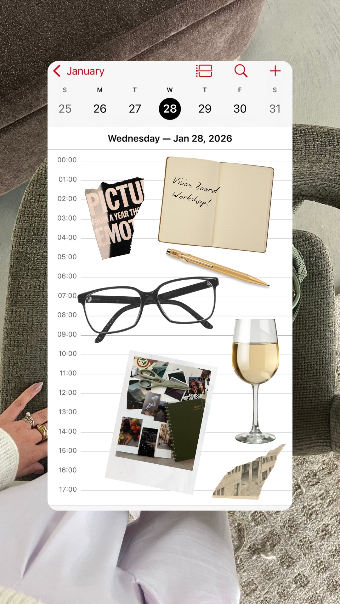 Vision Board Workshop with Beyond the Table (1/28)