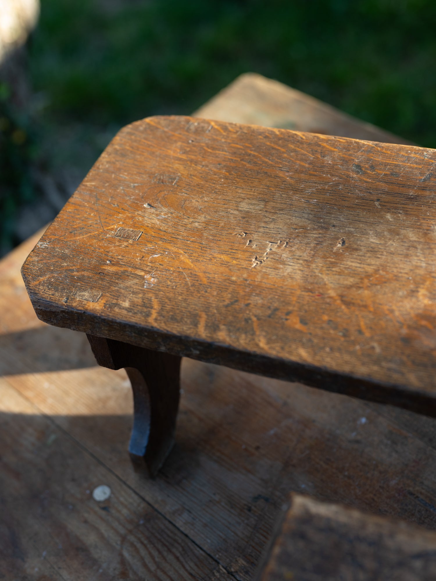 Antique French Mini Stepping Stool