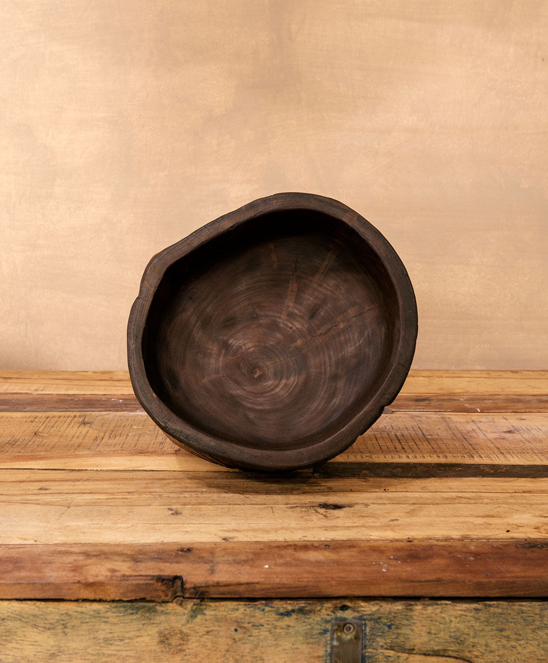 Teak Stump Bowl | Dark