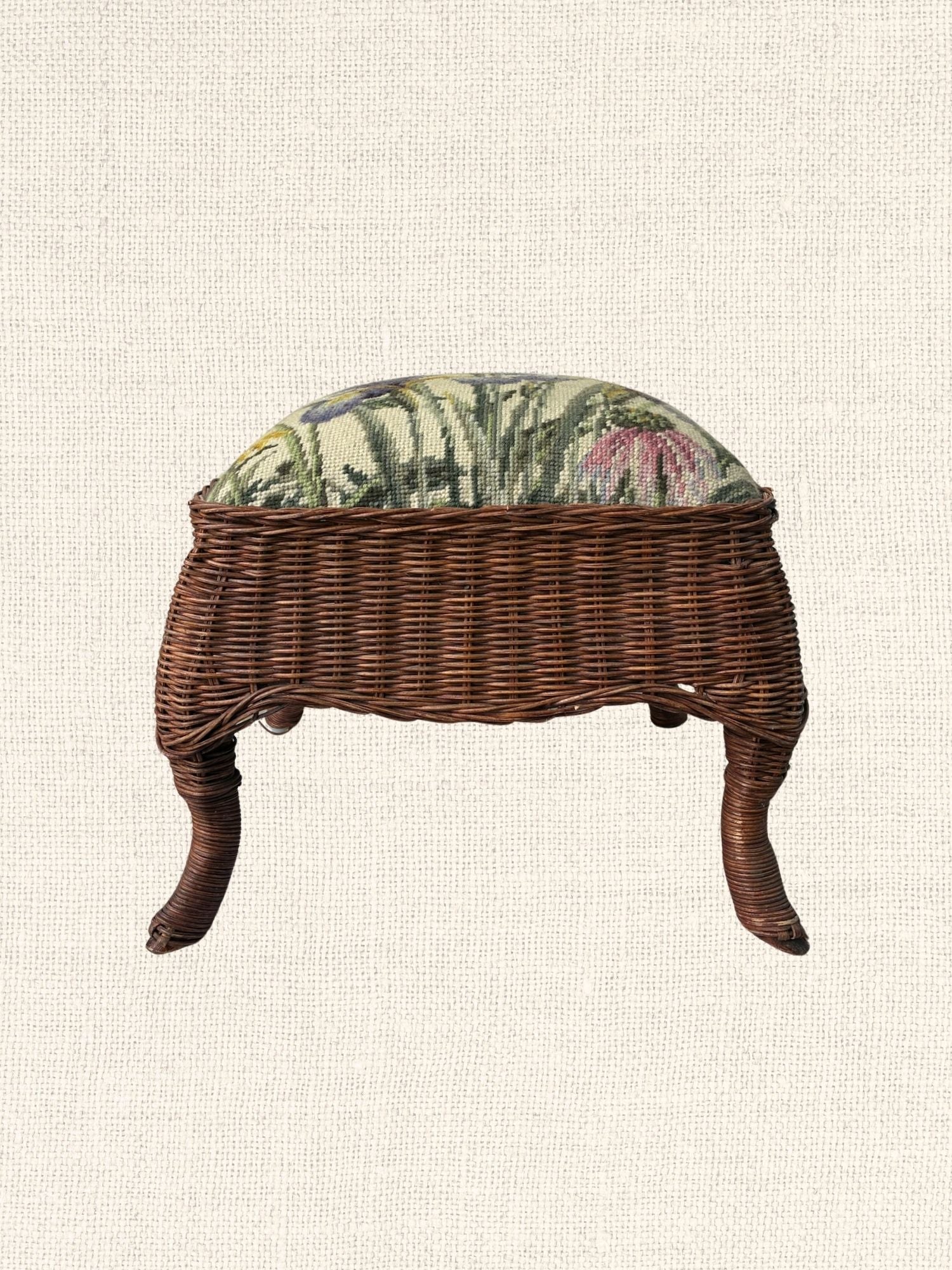 Needlepoint Footstool