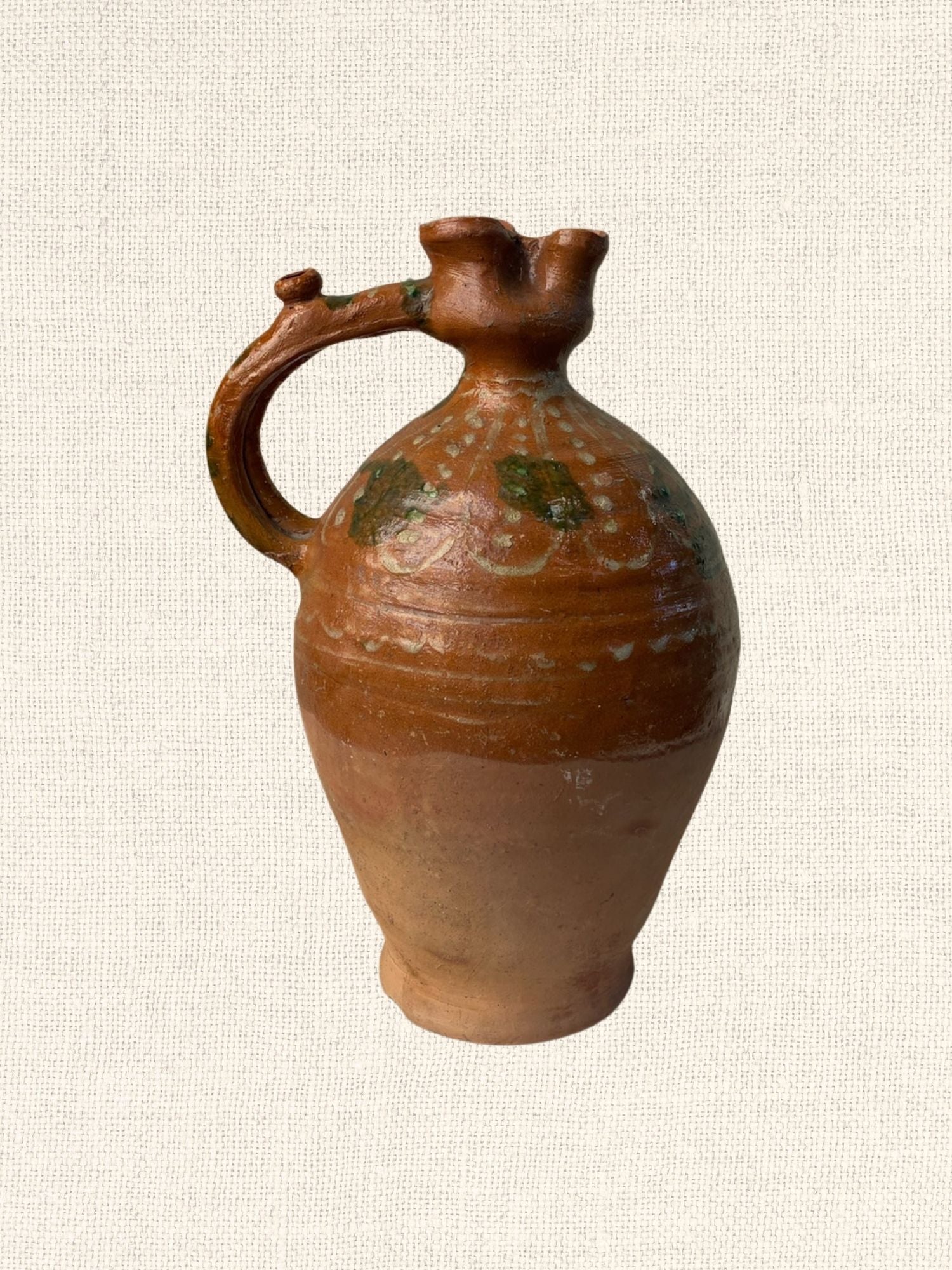 German Sourced Vintage Clay Jug | Large
