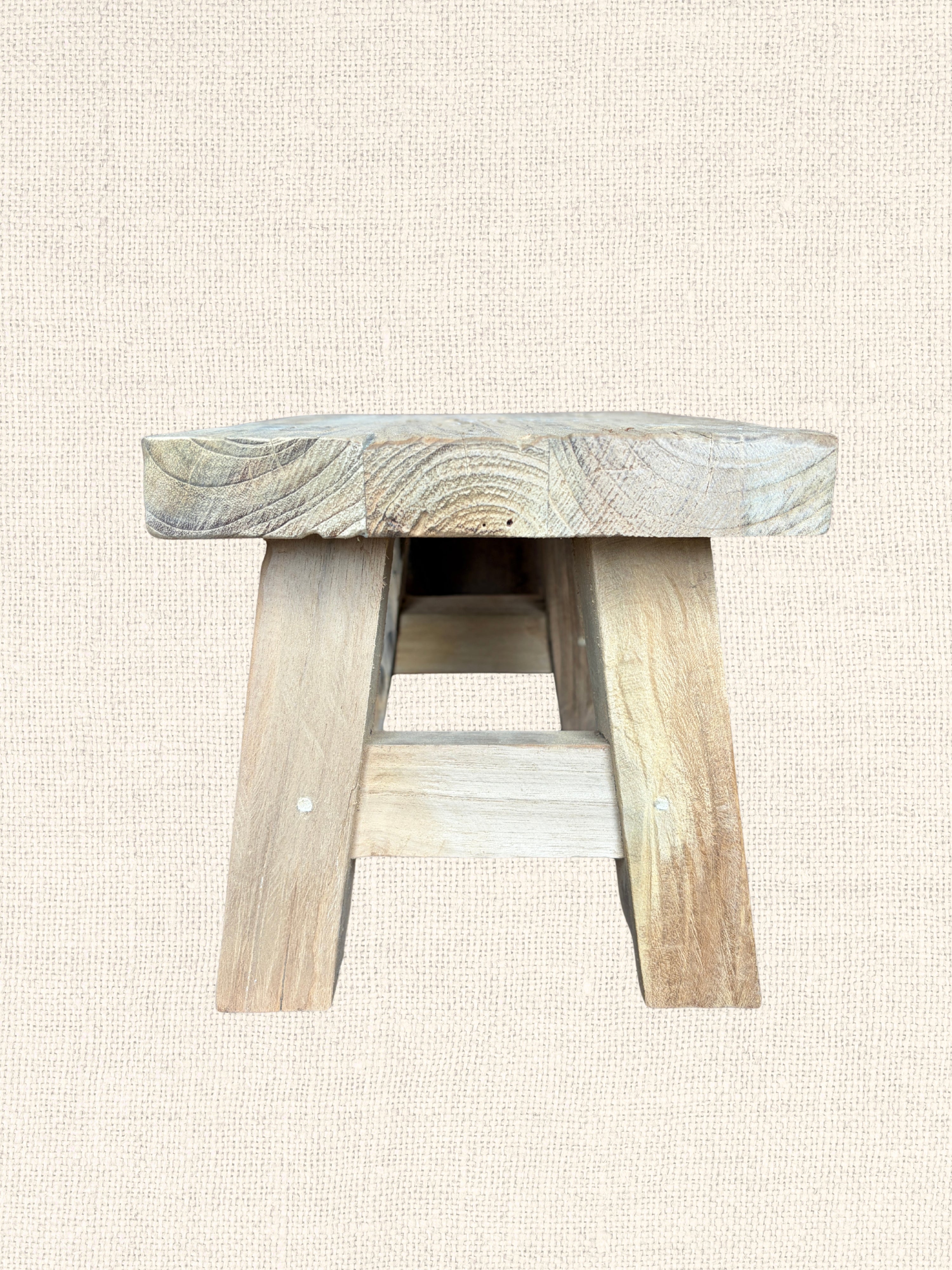 Indonesian Teak Wood Mini Stool