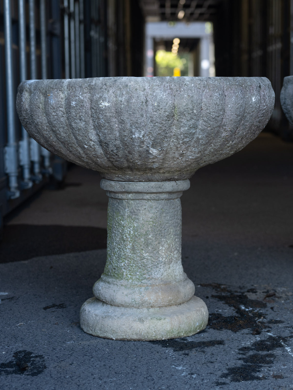 Antique French Pedestal Planters