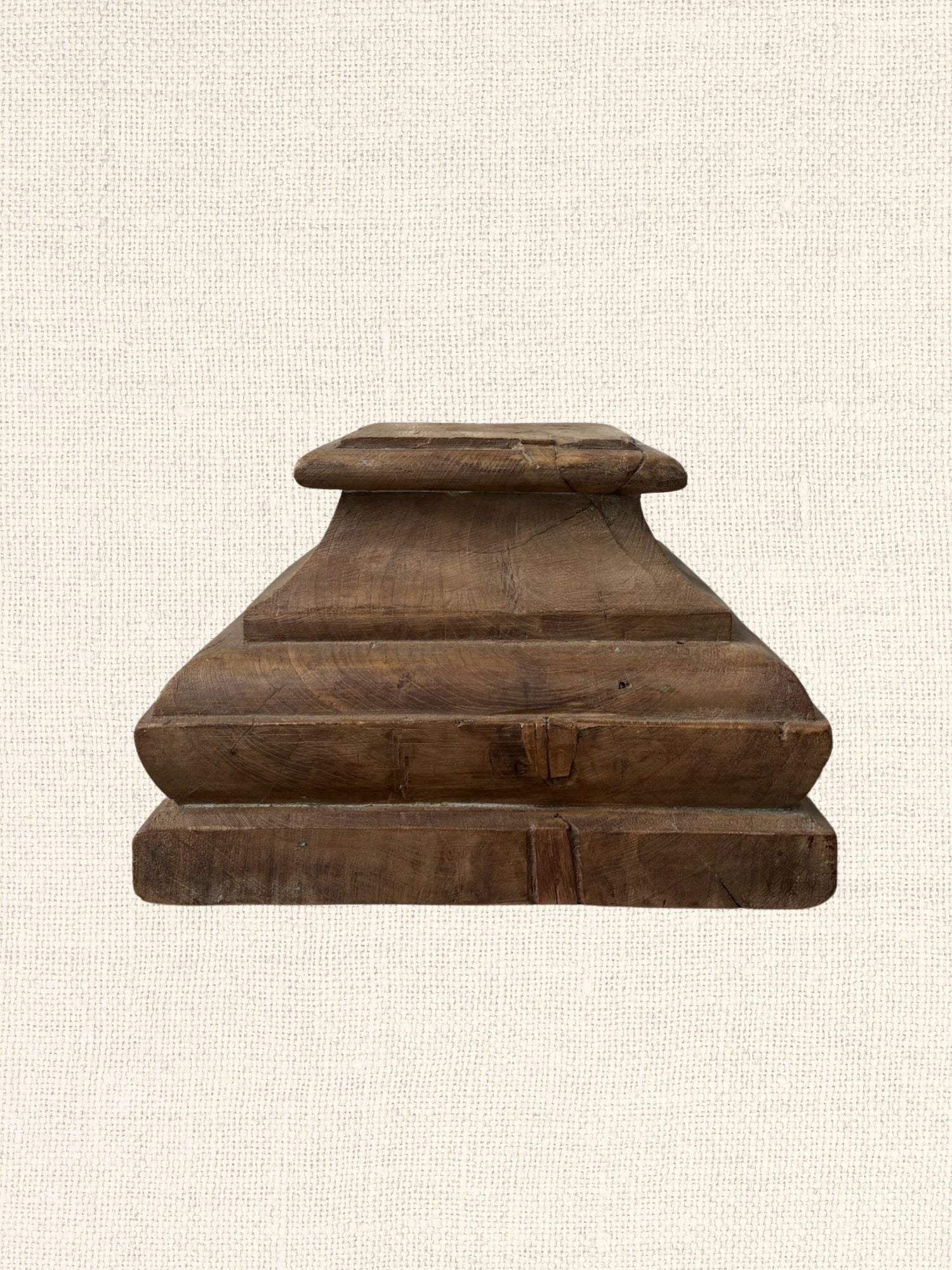 Wood Column Pedestal