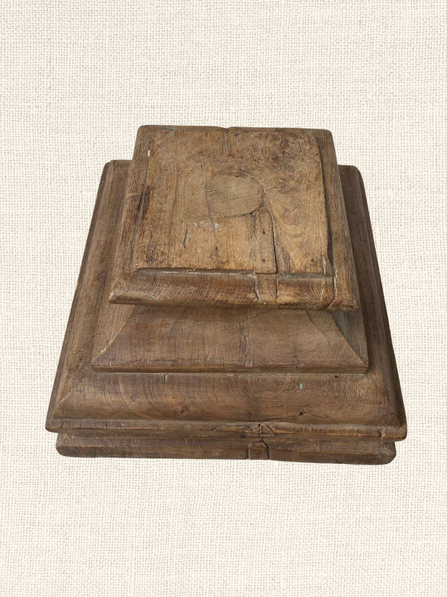 Wood Column Pedestal