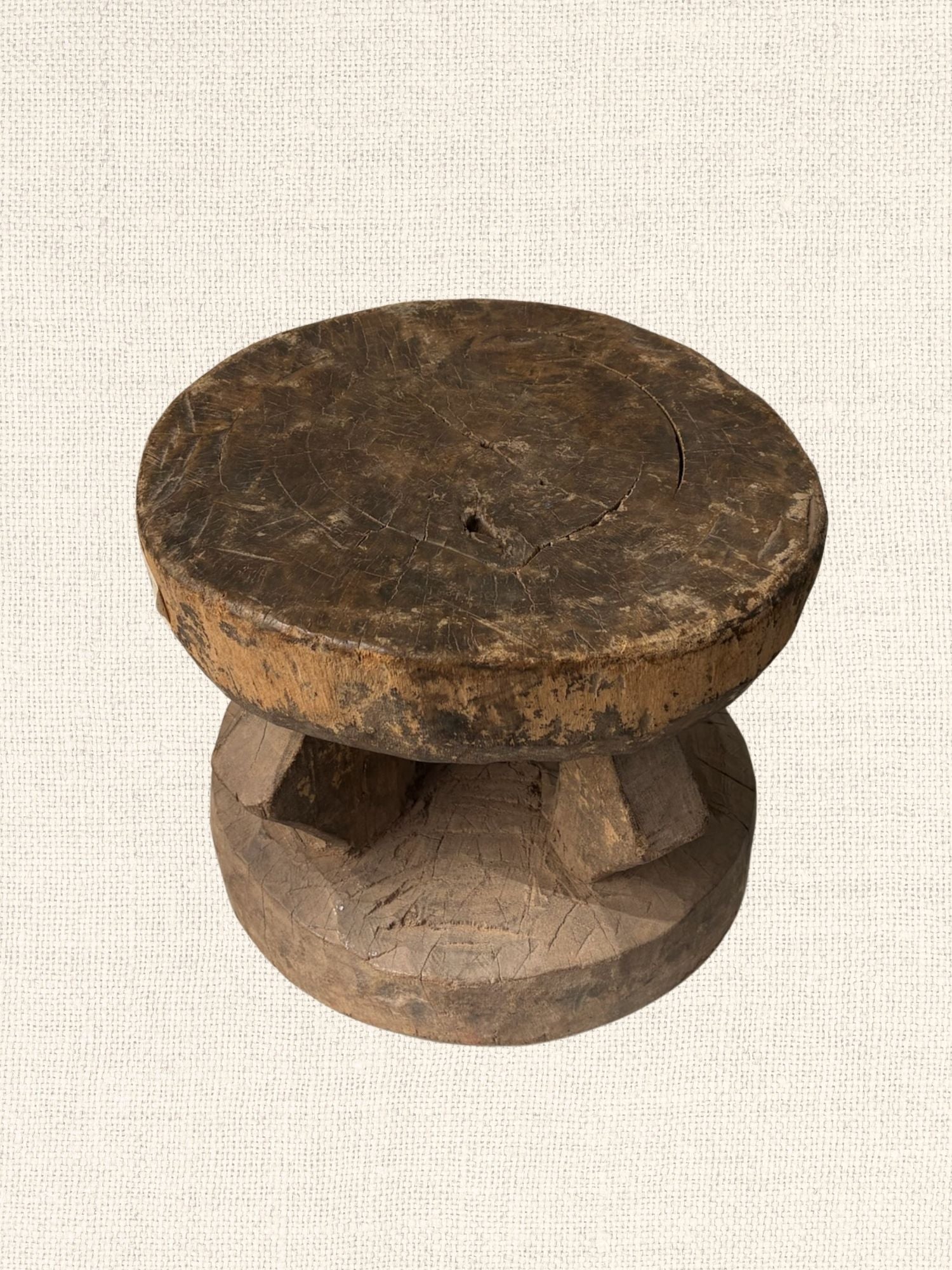 Vintage African Wood Stool No. 2
