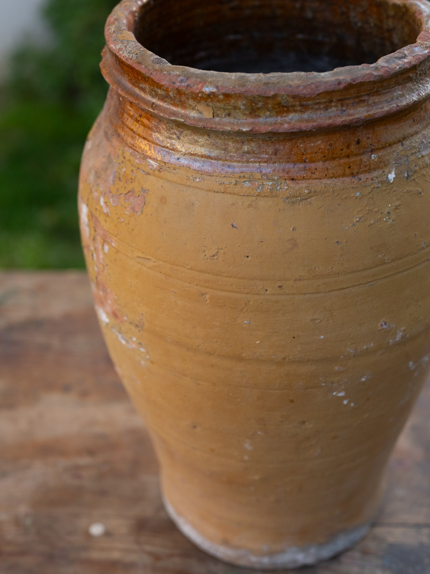 Vintage Moroccan Coastal Jar | Golden