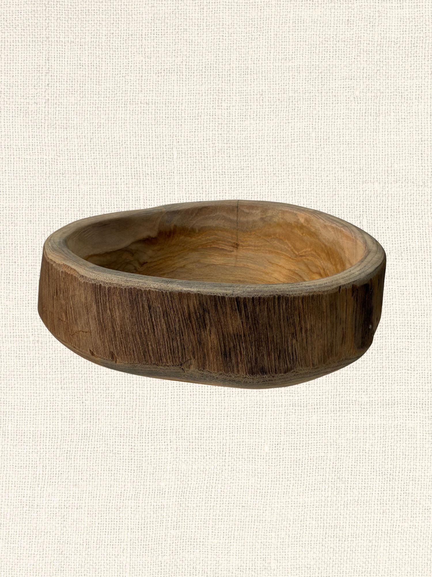 Teak Wood Weathered Raw Brown