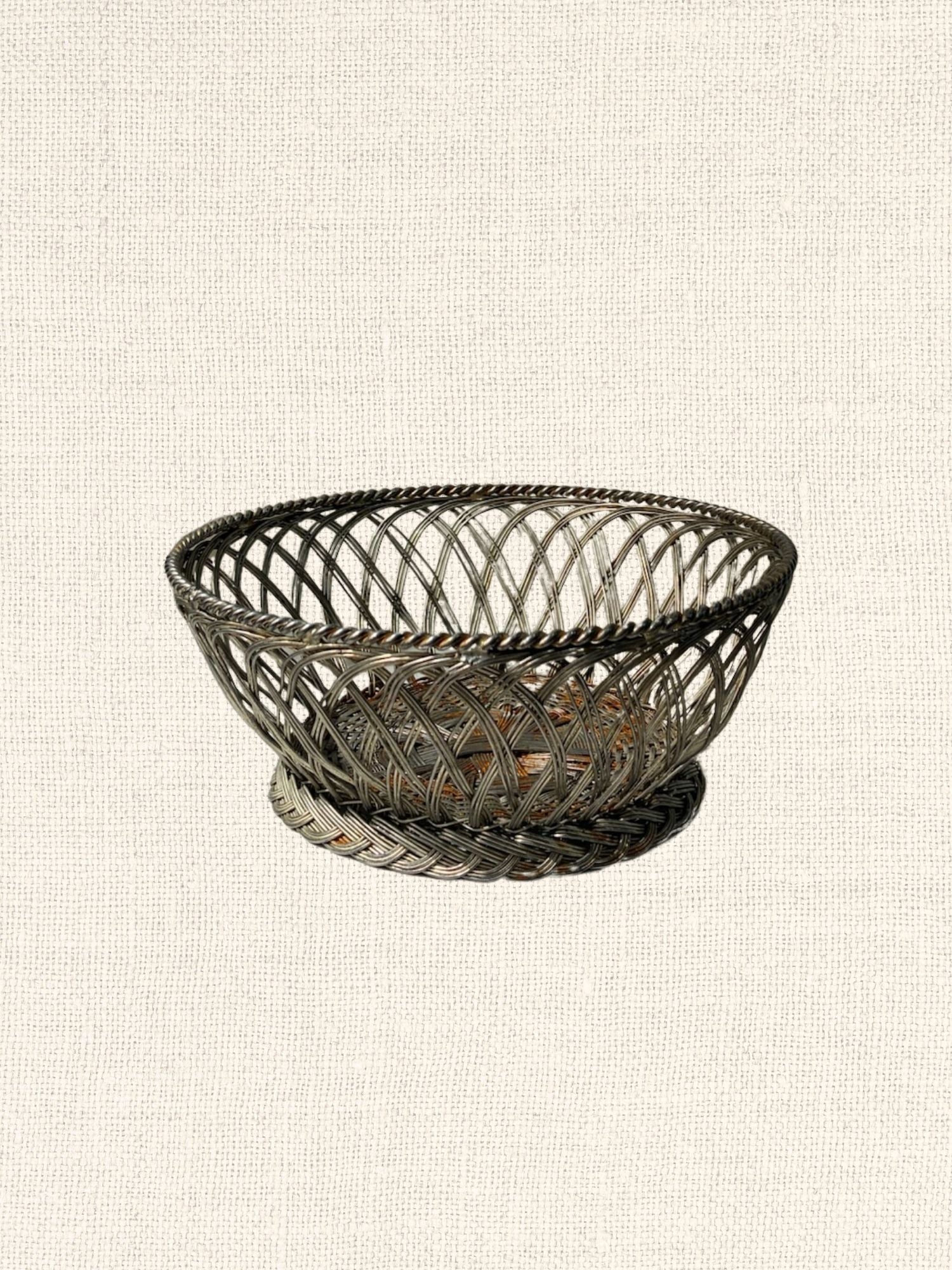 Vintage French Wire Basket No. 3