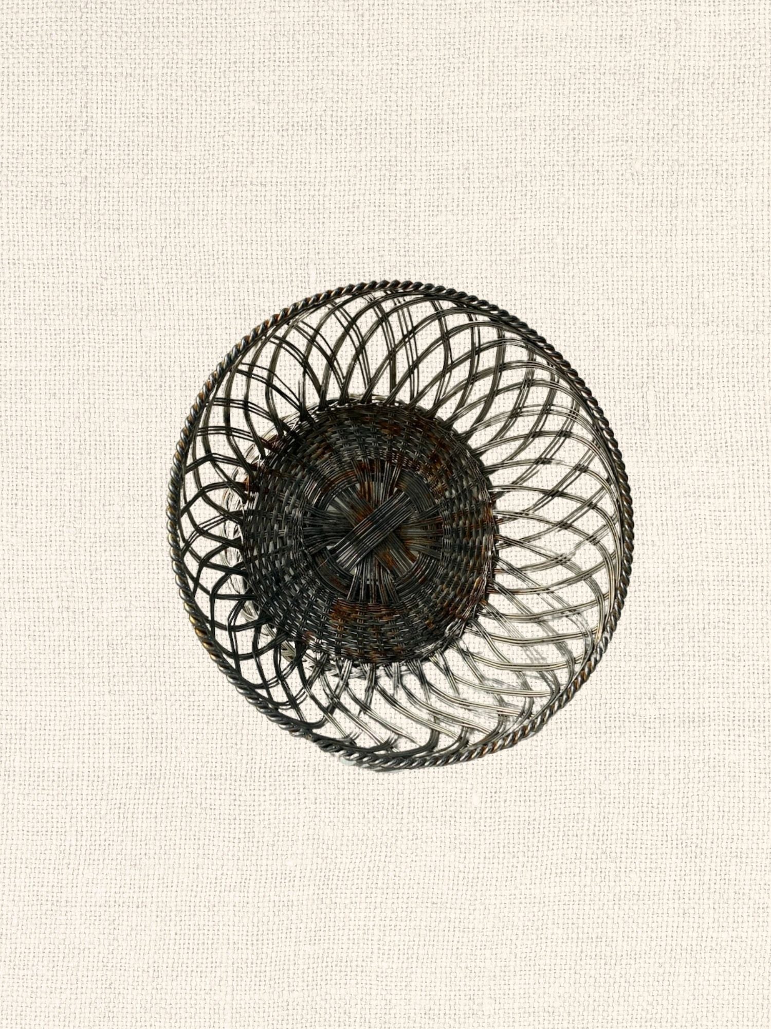 Vintage French Wire Basket No. 3