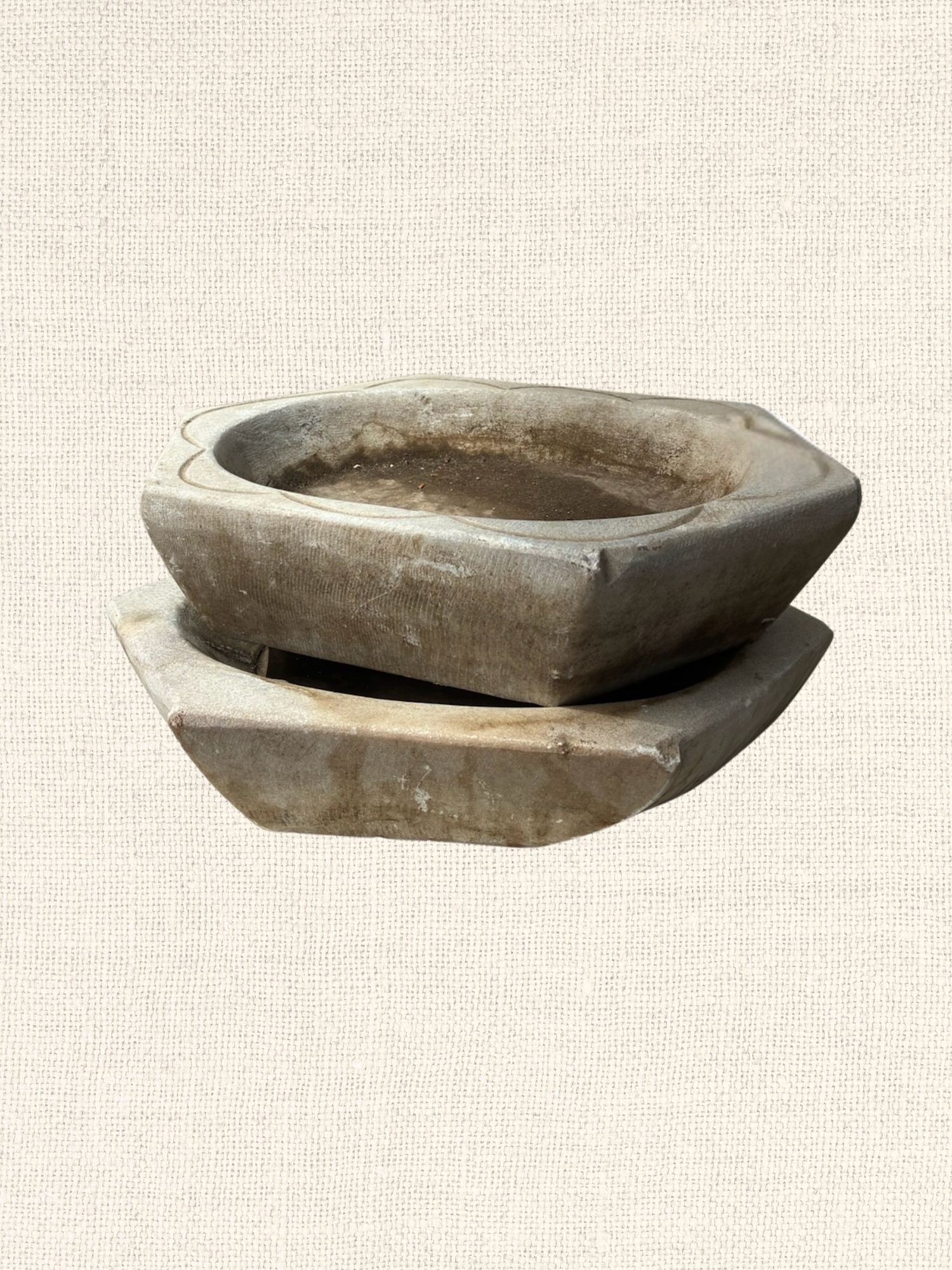 Marble Kharal Bowl | No. 3