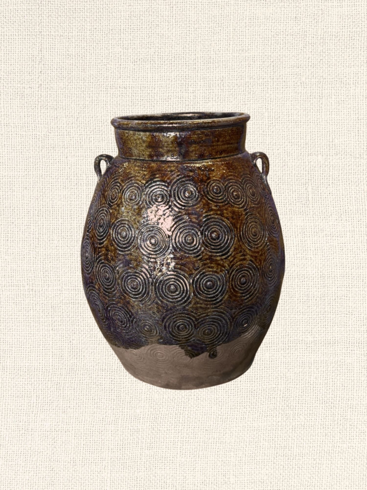 Vintage Chinese Glazed Pot