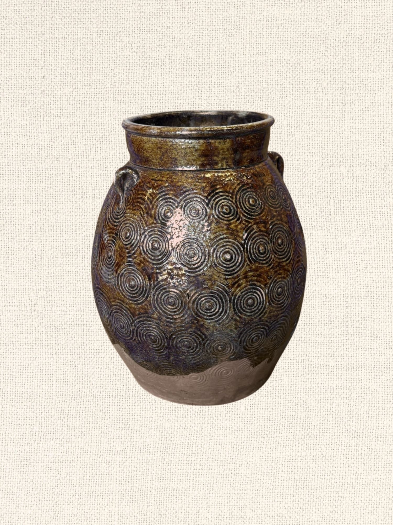 Vintage Chinese Glazed Pot