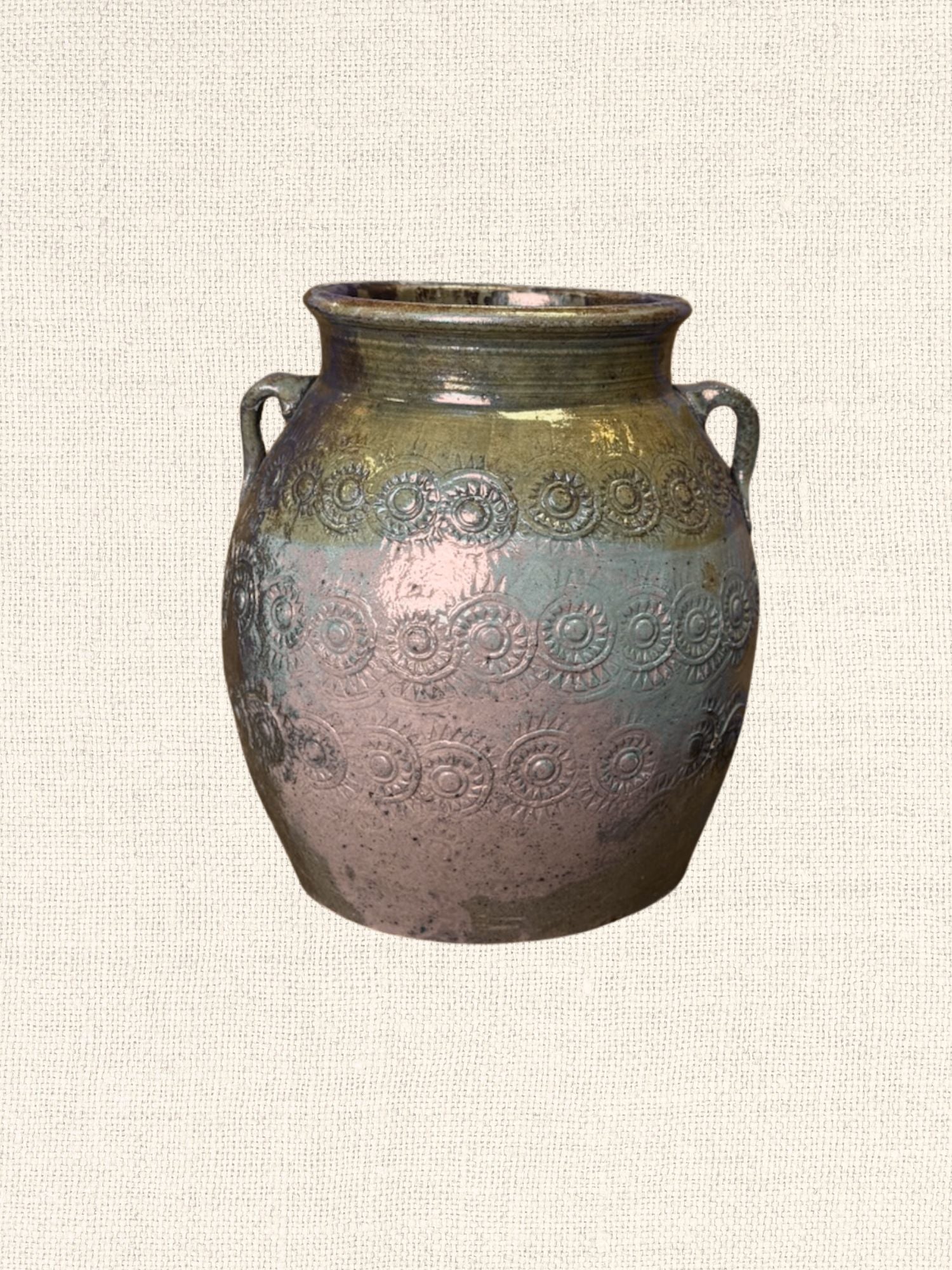 Vintage Chinese Glazed Pot