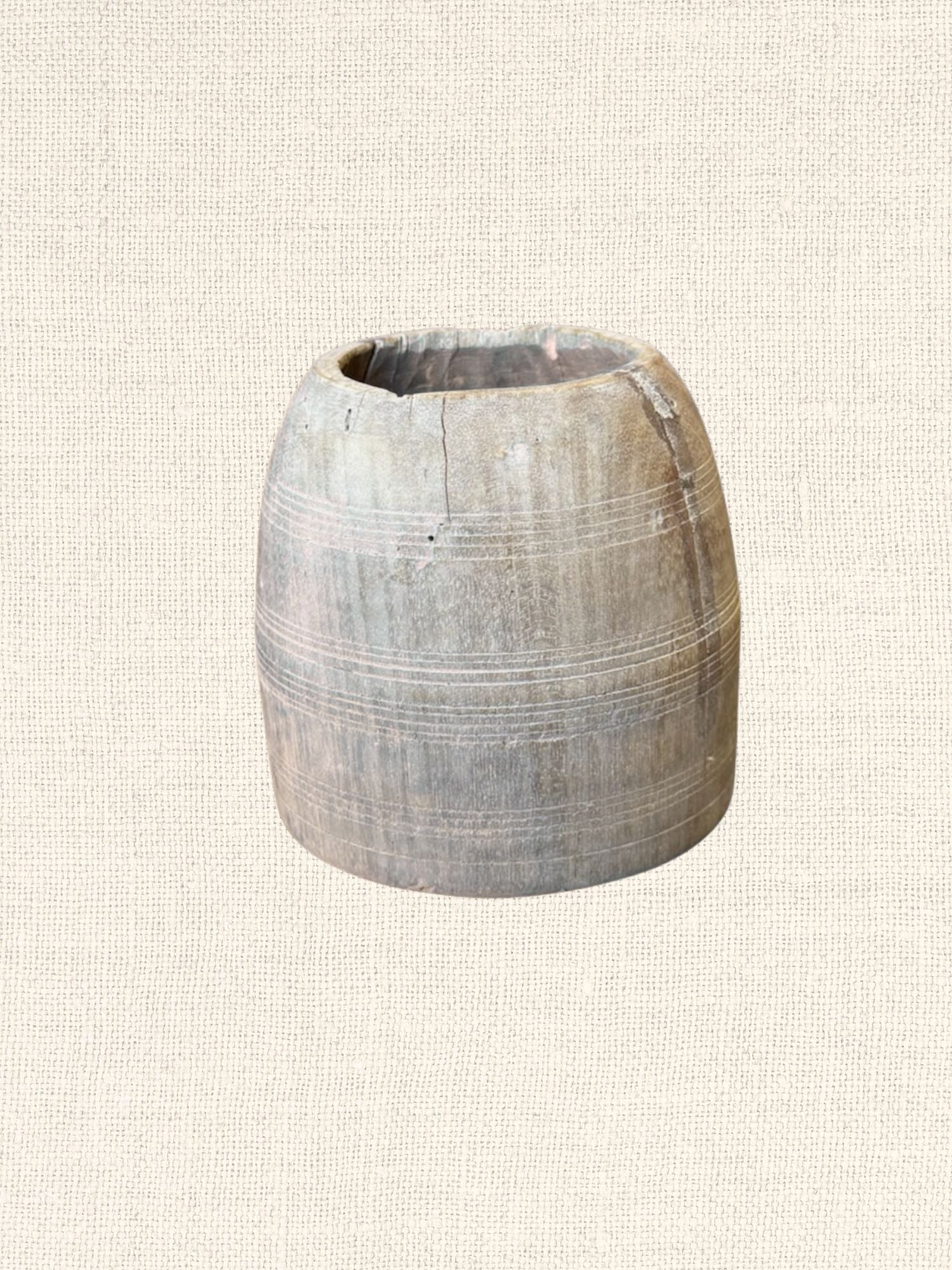 Teak Wood Mini Planter