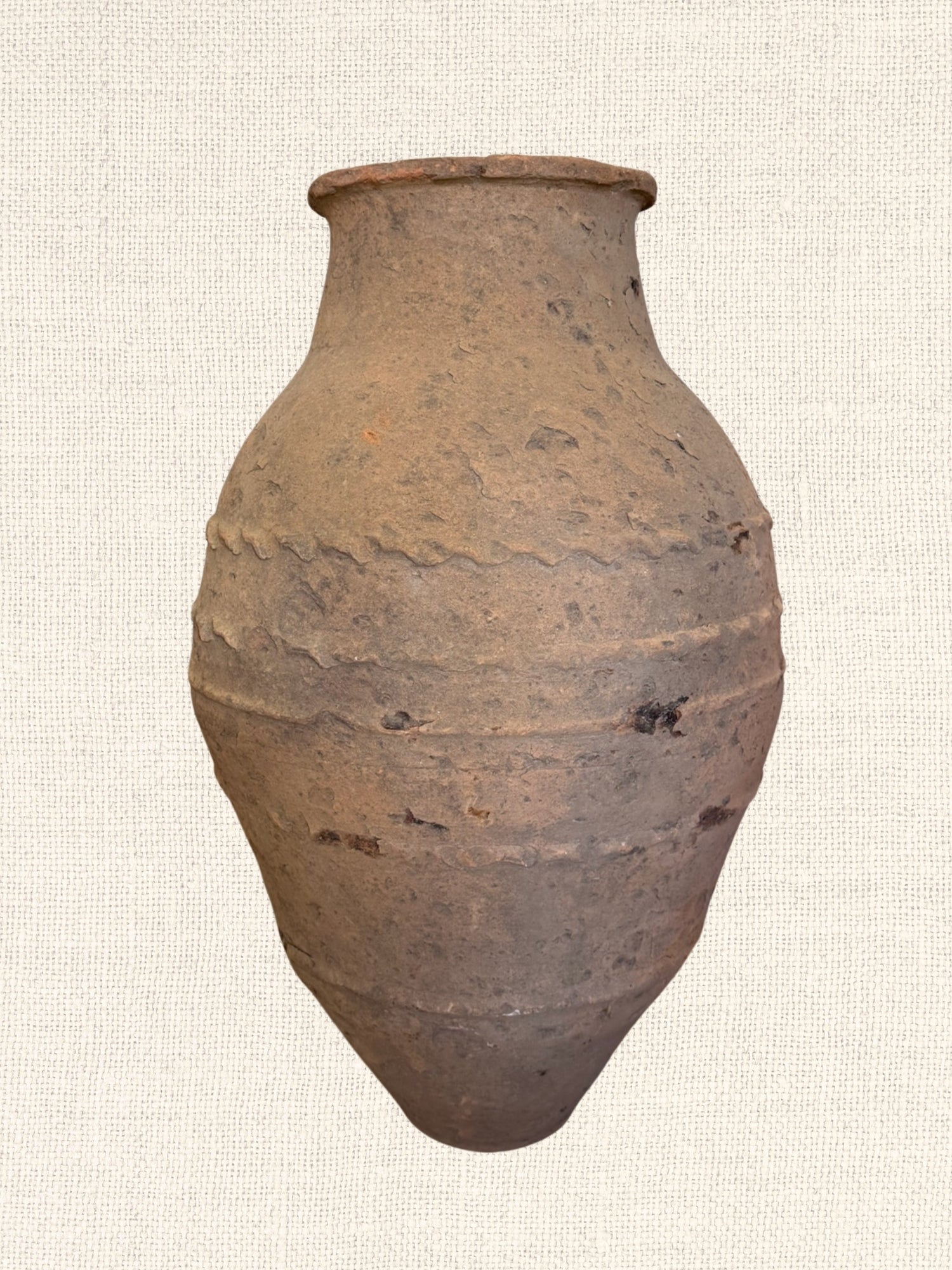 Ribbed Olive Oil Vessel | No. 2