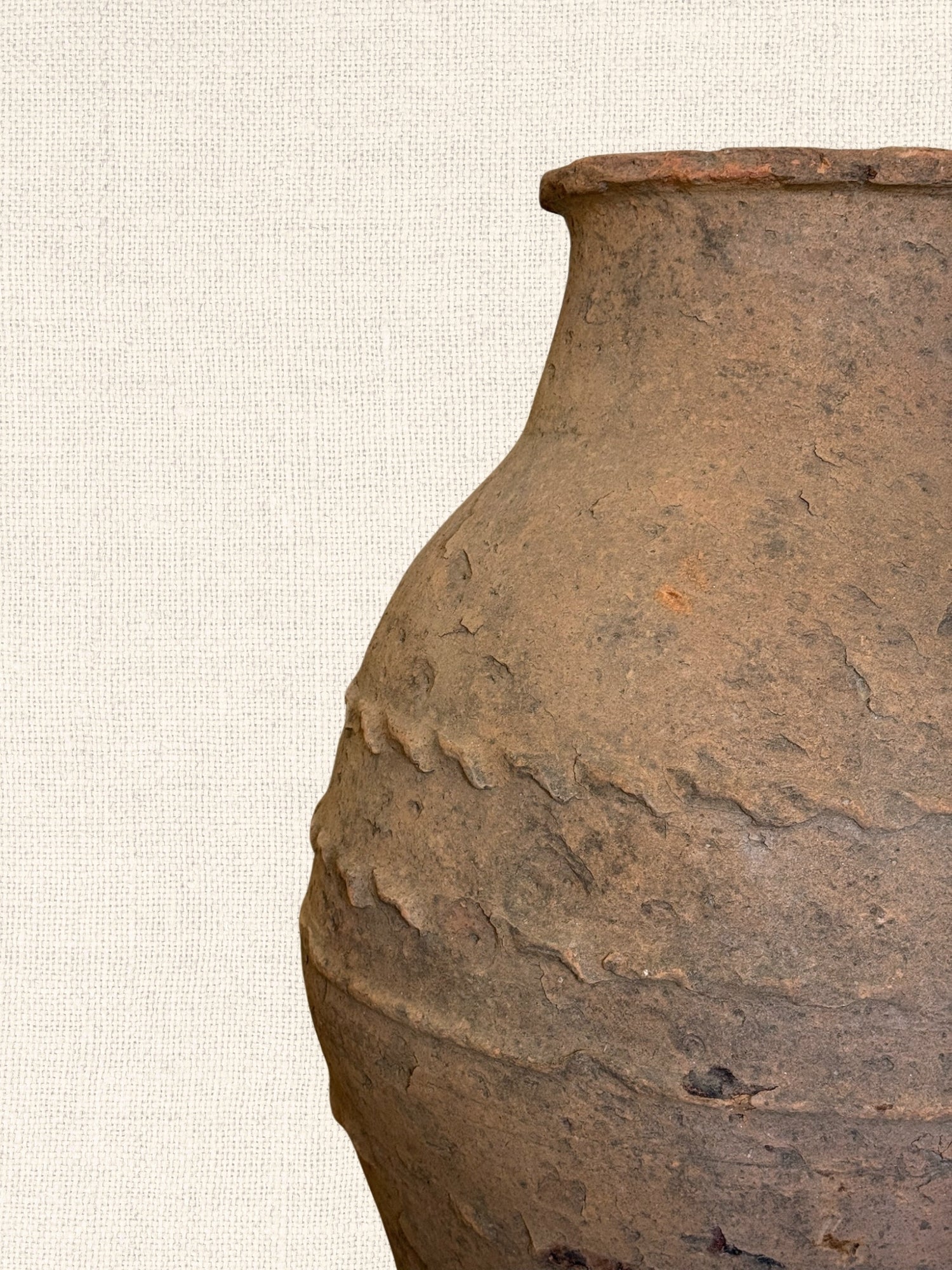 Ribbed Olive Oil Vessel | No. 2