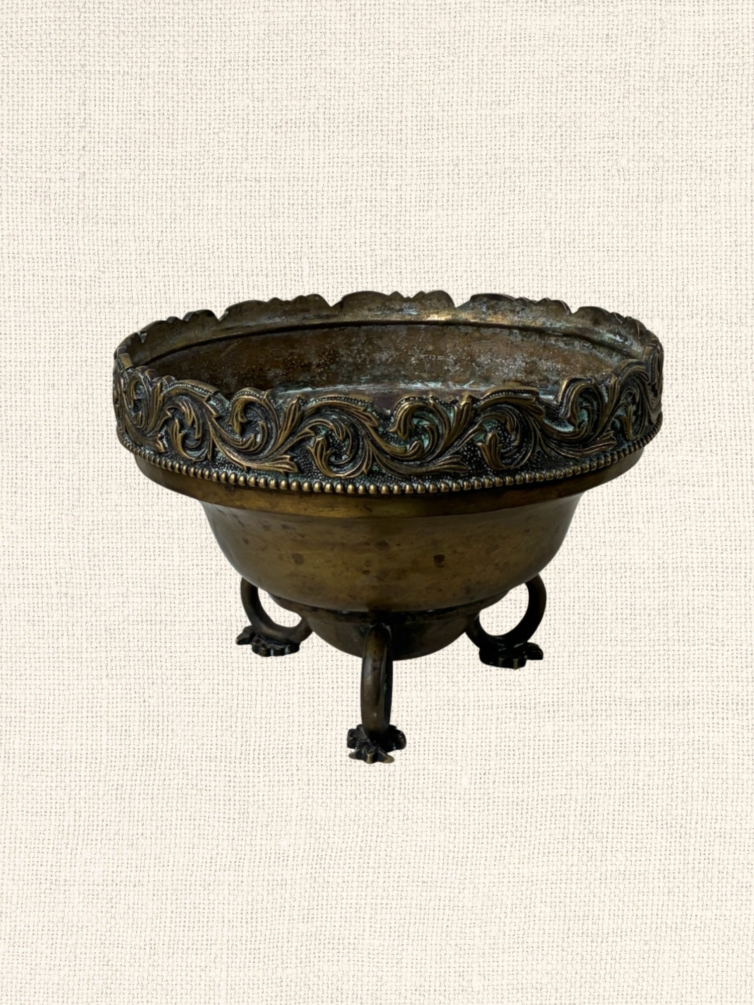 Brass Footed Bowl