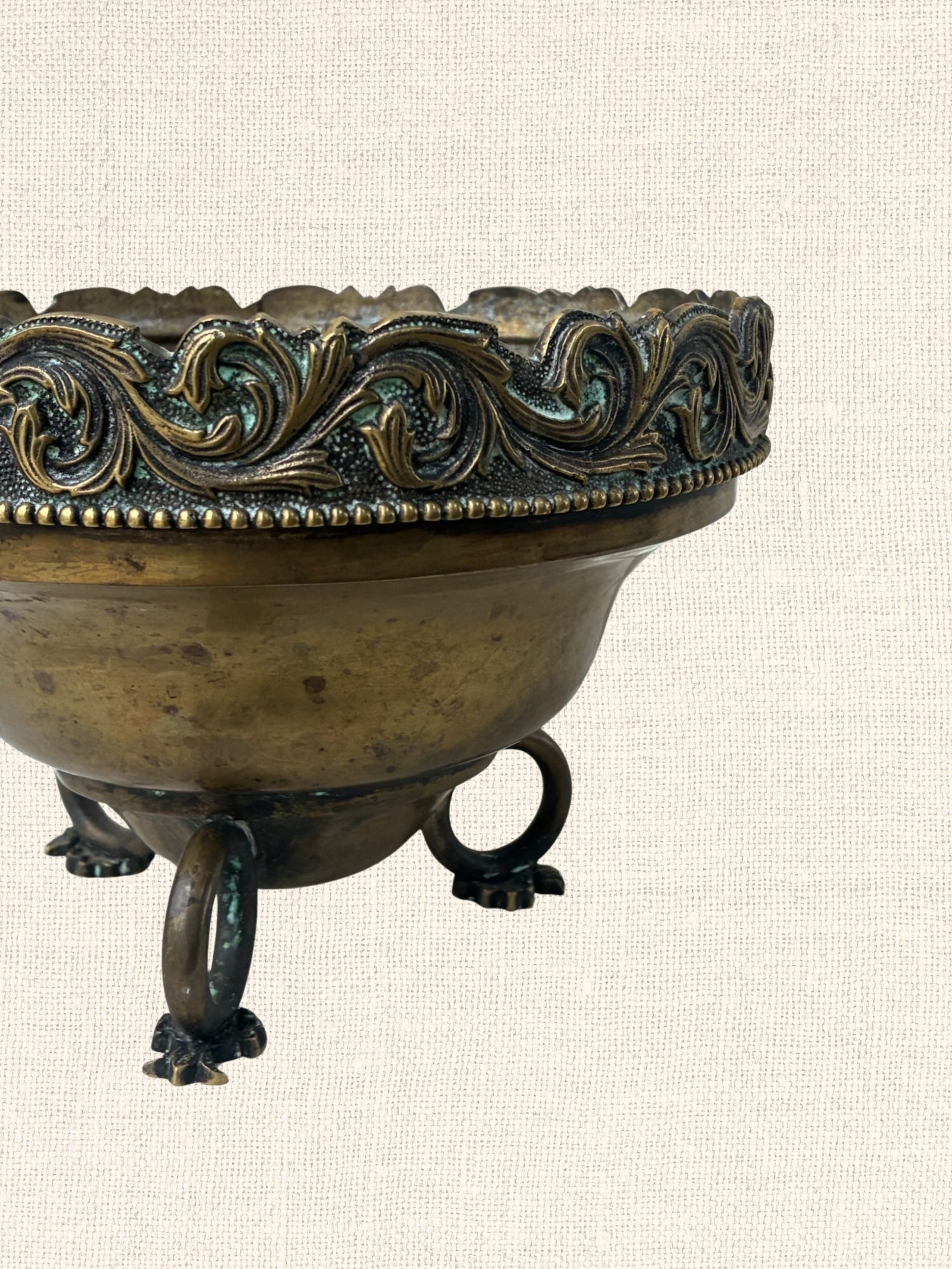 Brass Footed Bowl
