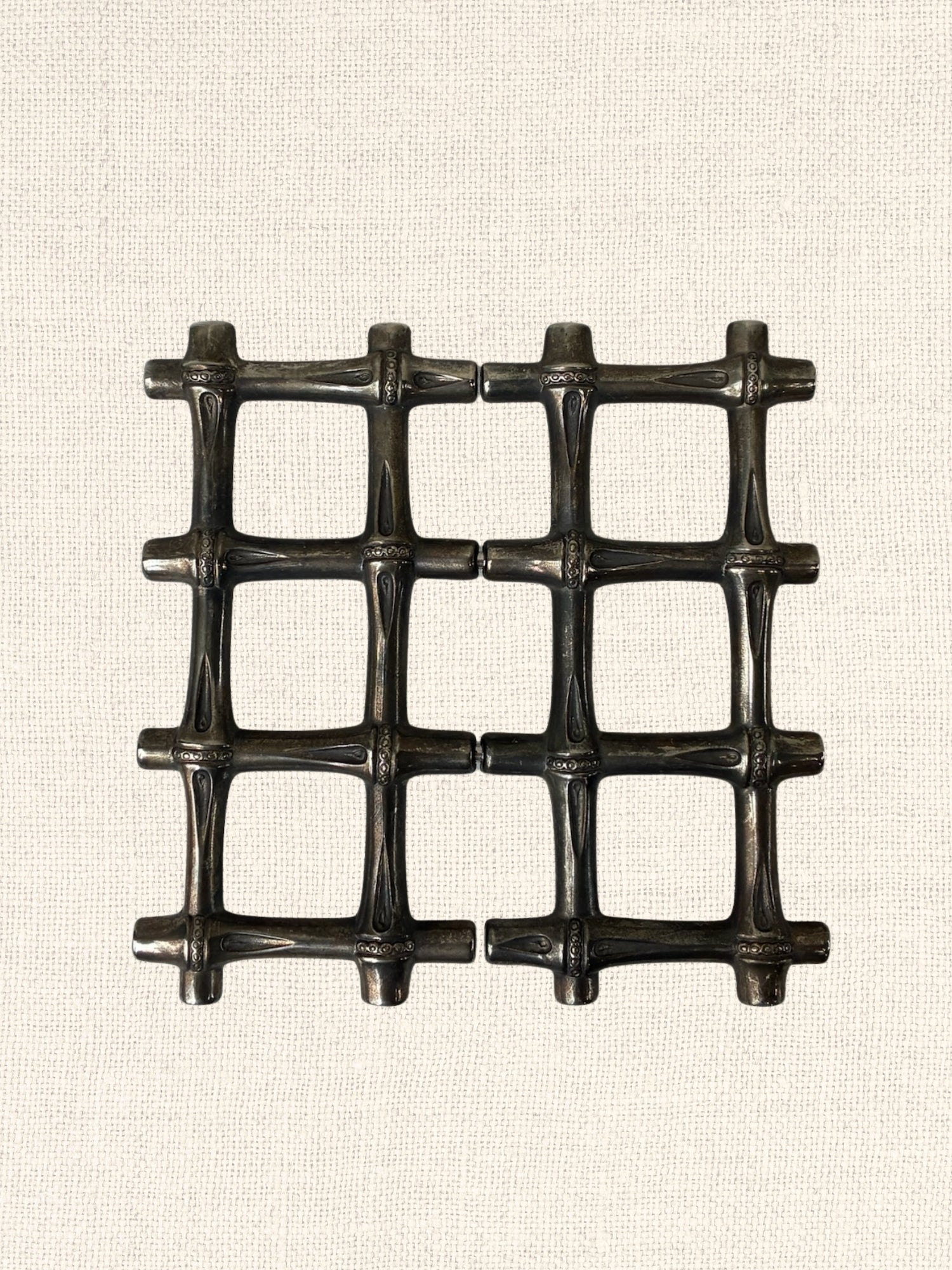 Stainless Bamboo Pot Rest