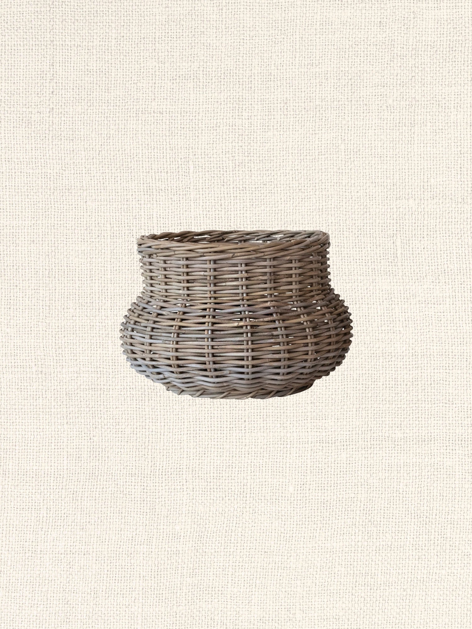 Hand-Woven Rattan Planters