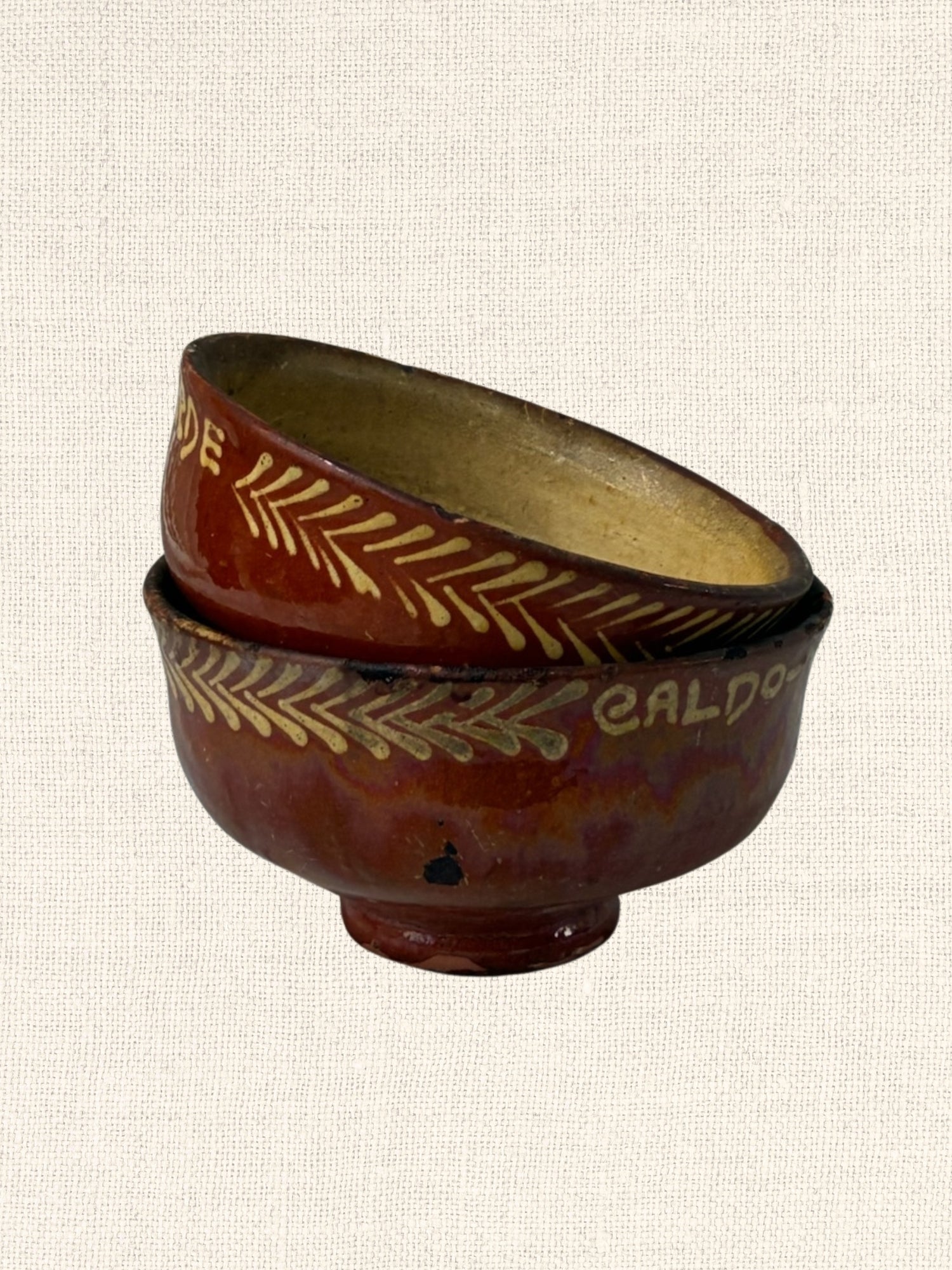 Hand Painted Mini Terracotta Bowl