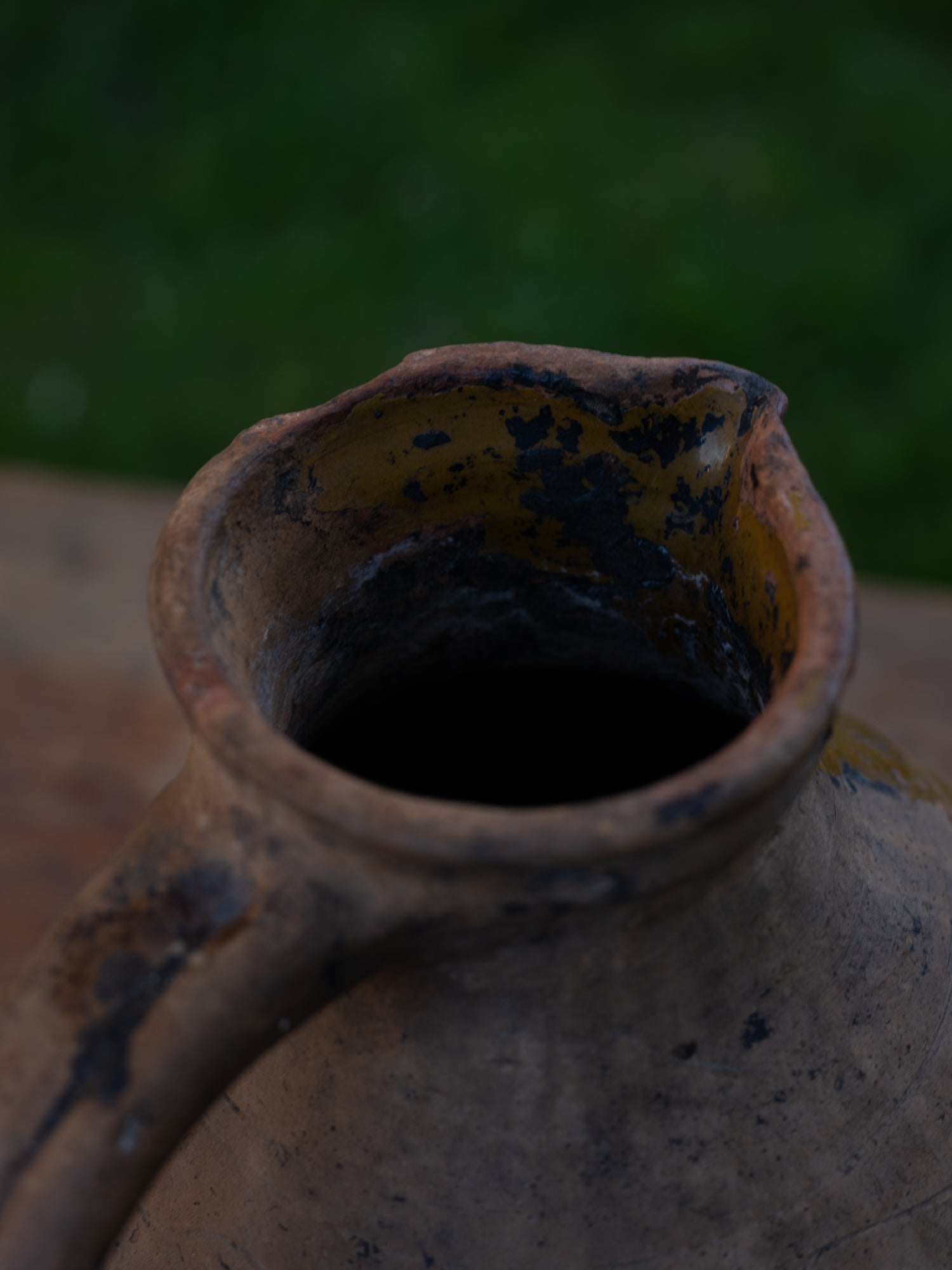 Vintage French Ceramic Jug | Splotch Glaze