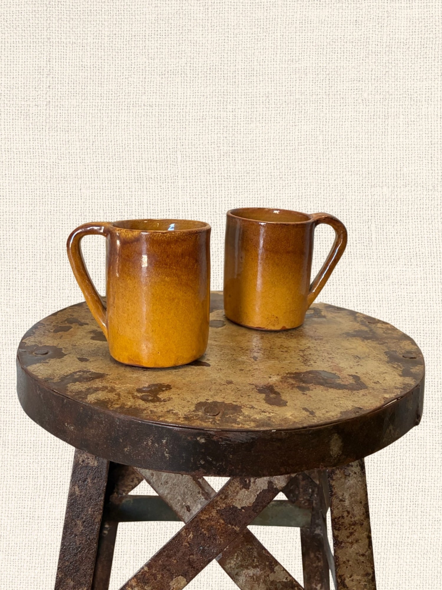 Vintage French Earthenware Mug