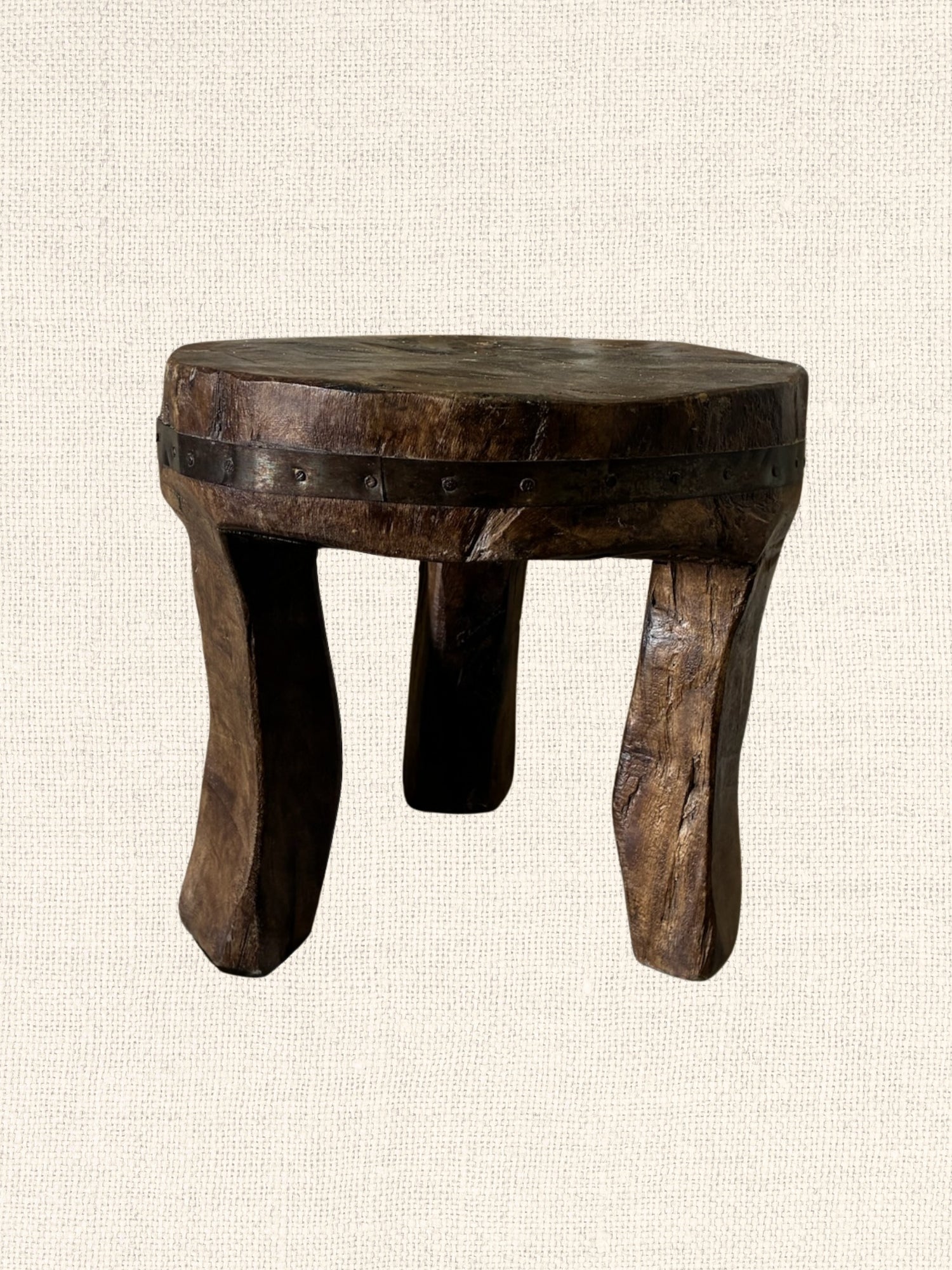 Nagaland Stool | No. 1 | Metal Rim