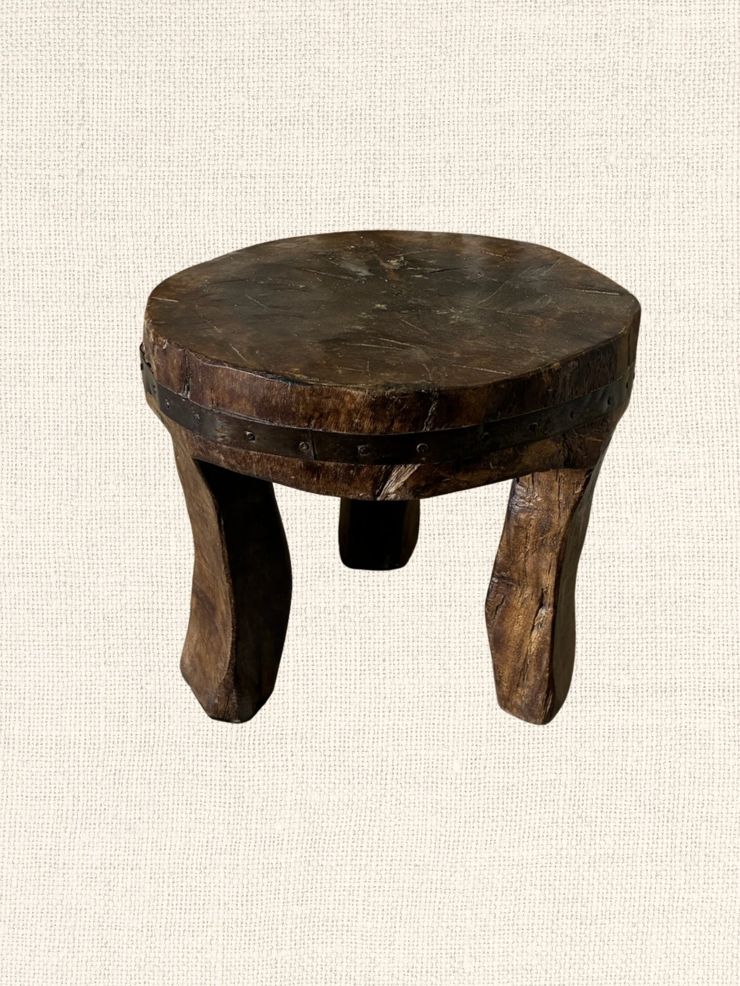 Nagaland Stool | No. 1 | Metal Rim