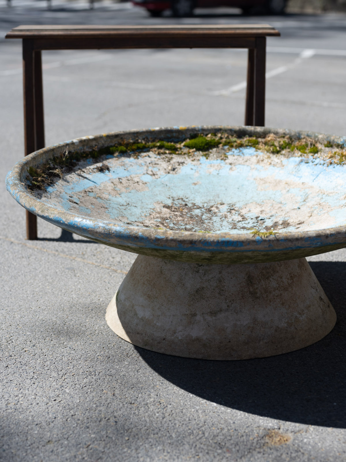Willy Guhl Disc Planter | French Blue