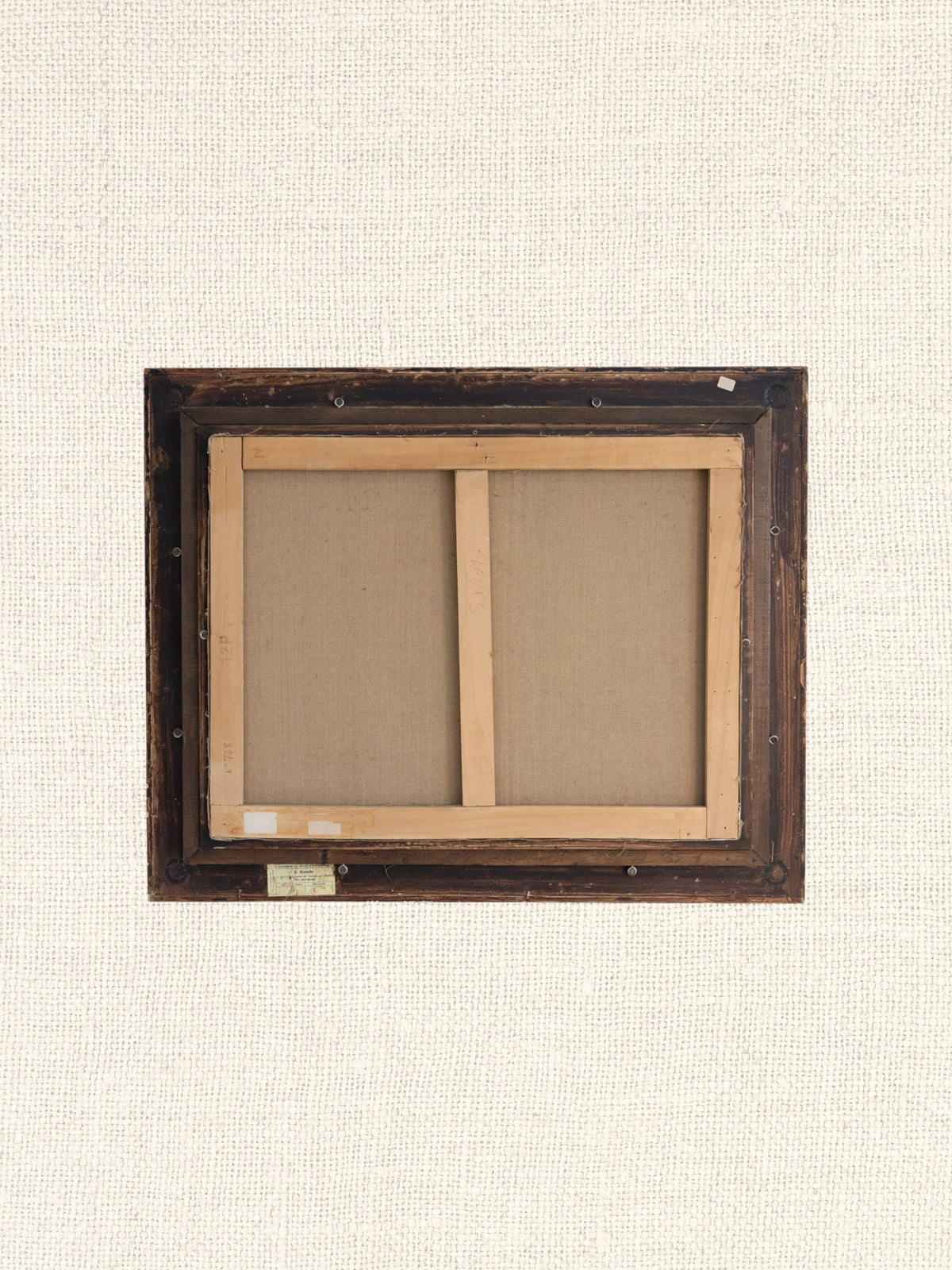 Vintage French Art | May Bouquet |Framed Horizontal