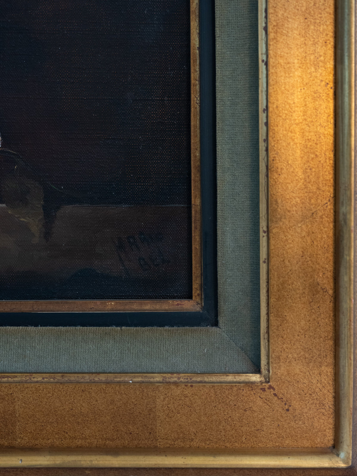Vintage French Art | May Bouquet |Framed Horizontal