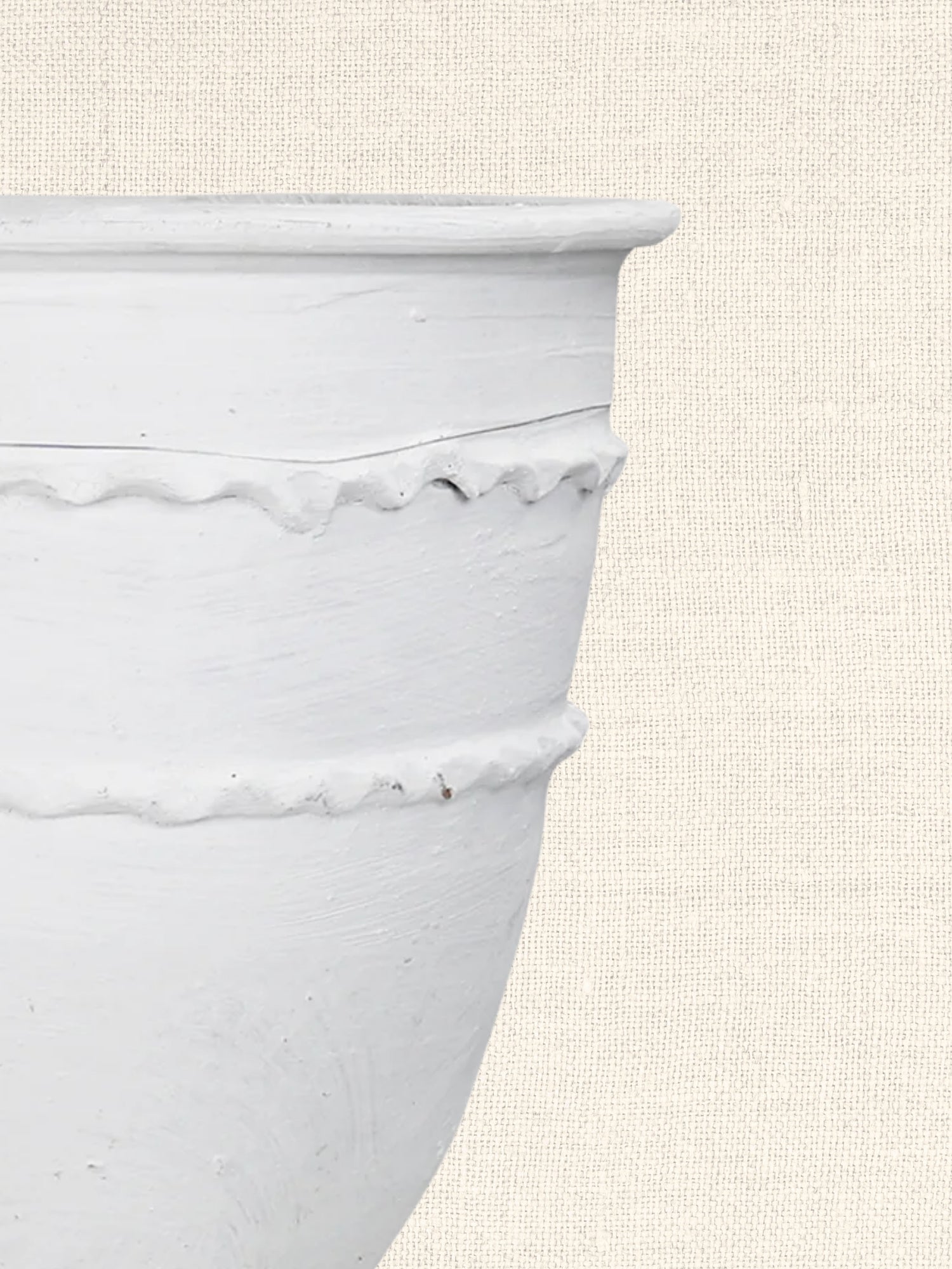 White Mediterranean Pot | Small