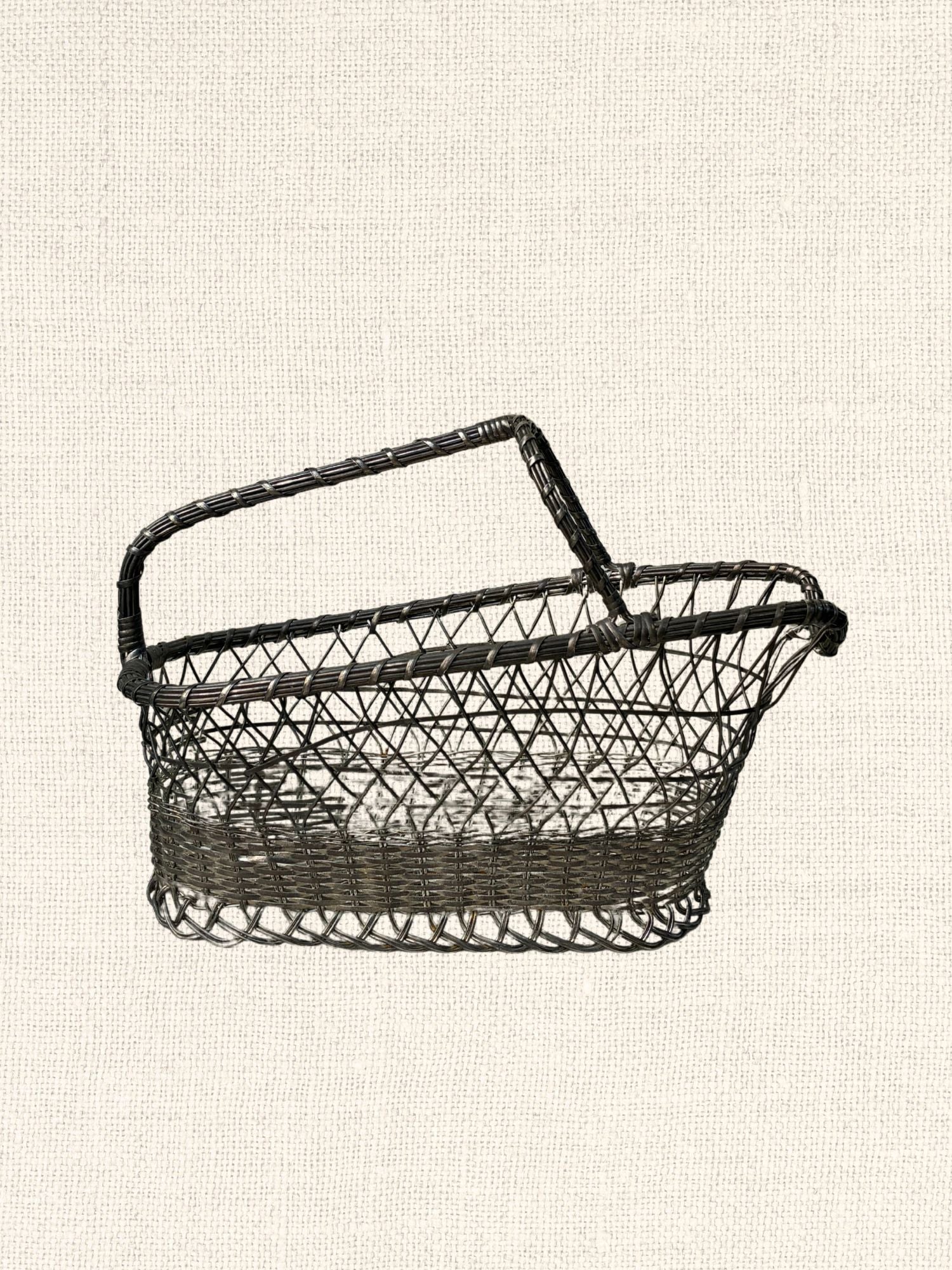 Vintage French Wire Basket No. 5