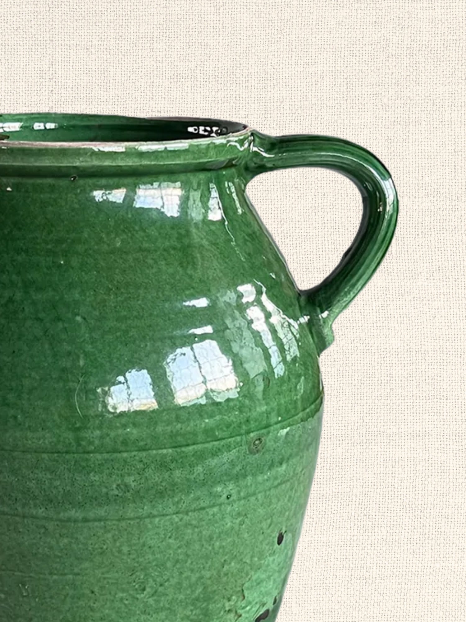 Cottage Crafted Jug | Tall | Light Green