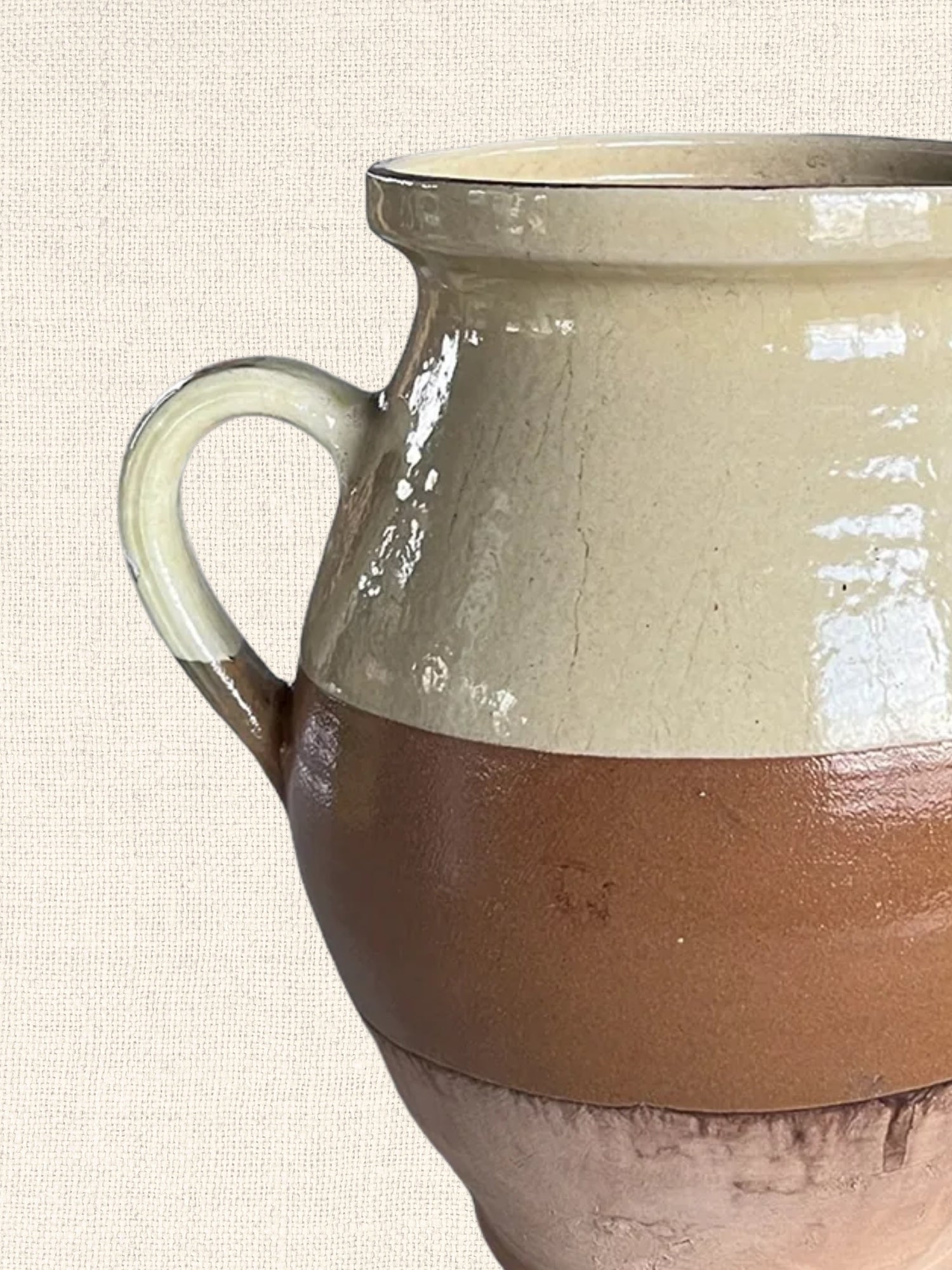 Cottage Crafted 2-Handle Jug | Cream