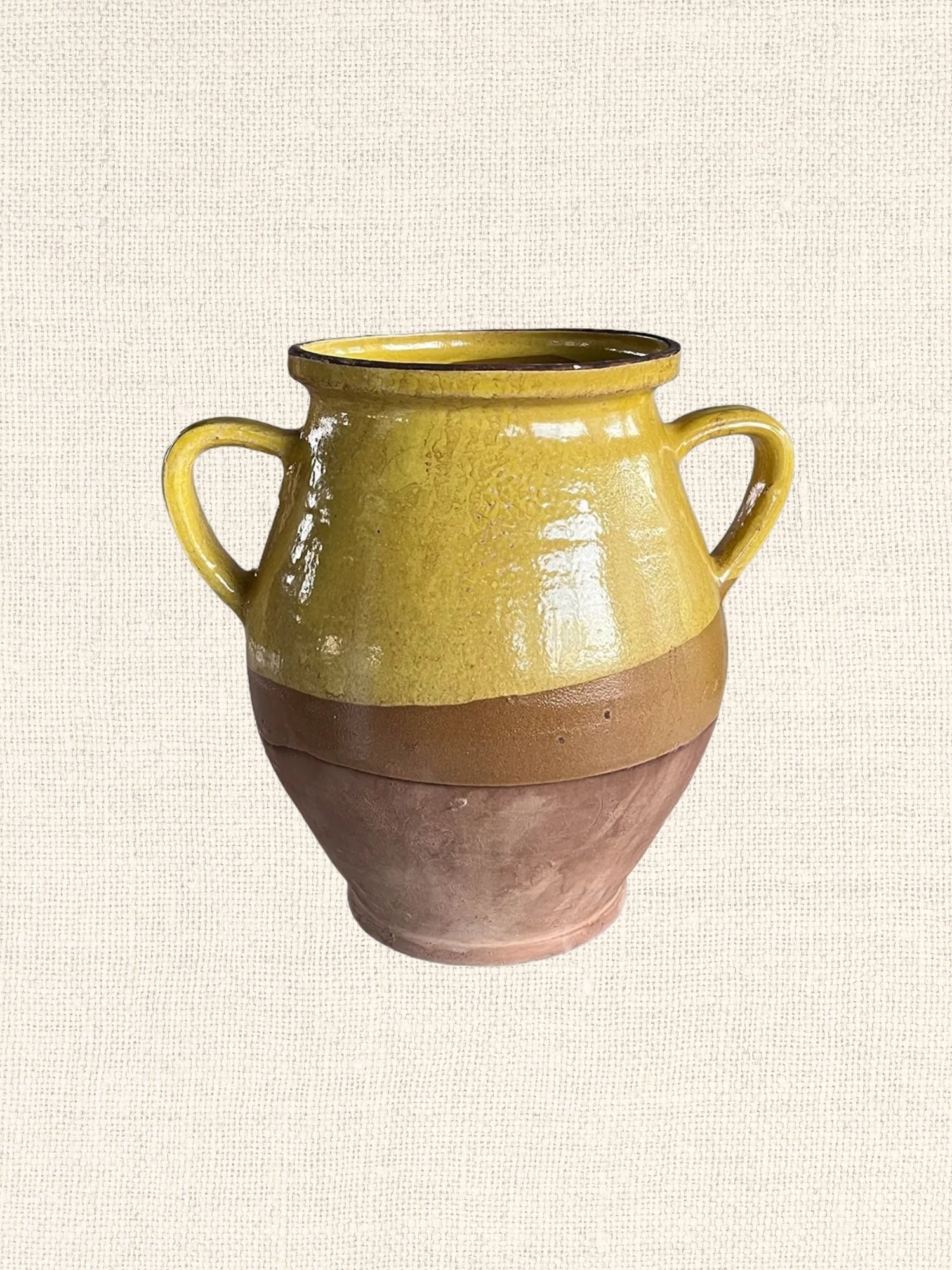 Cottage Crafted 2-Handle Jug | Yellow
