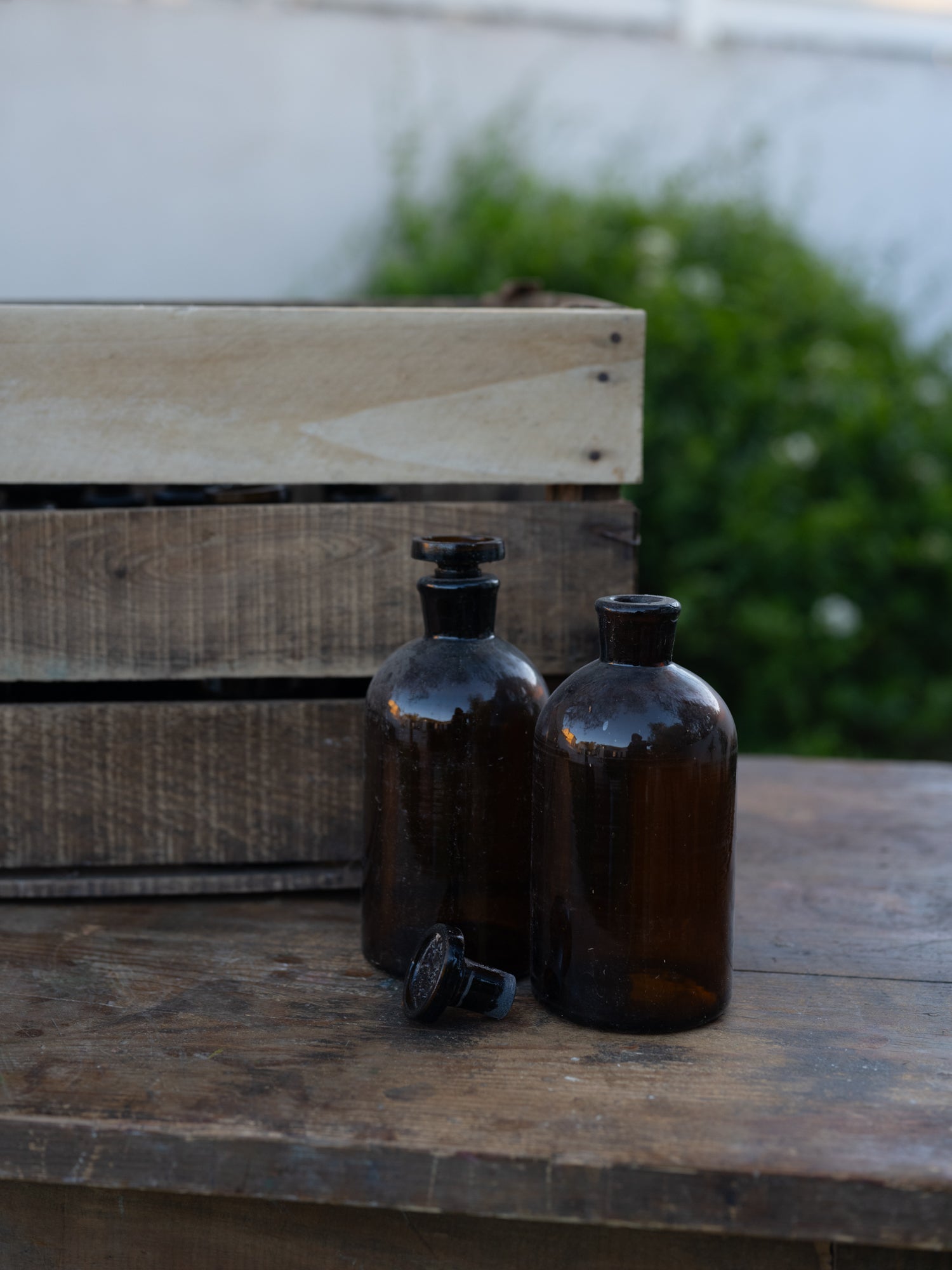 Vintage French Apothecary Bottles