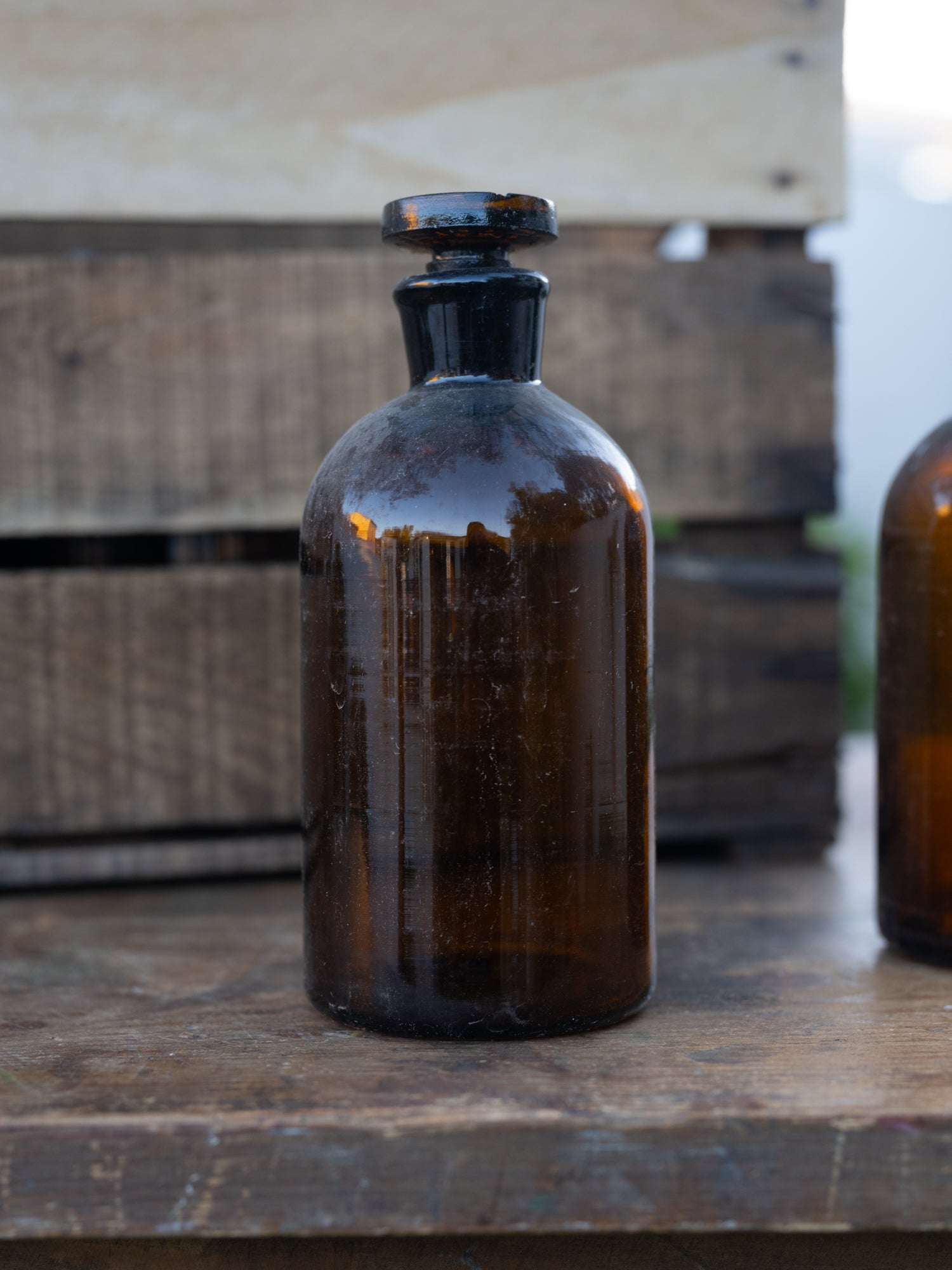 Vintage French Apothecary Bottles
