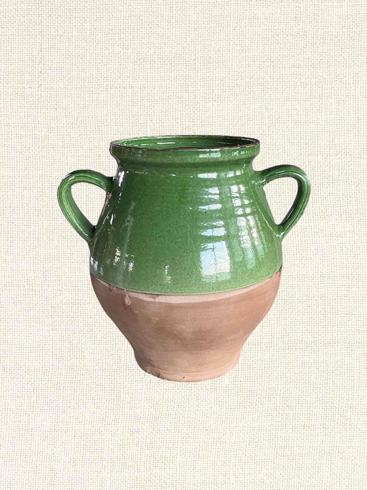 Cottage Crafted 2-Handle Jug | Light Green