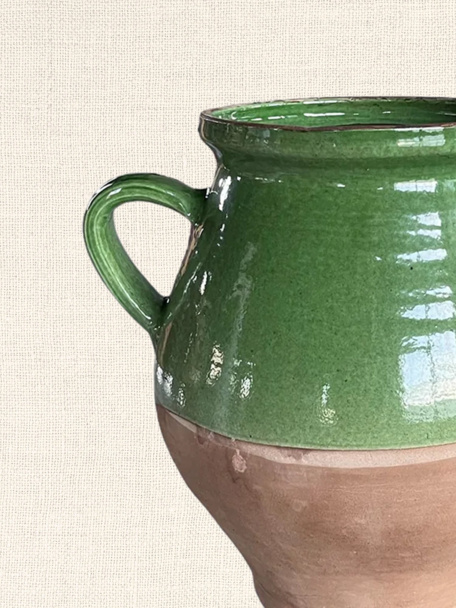Cottage Crafted 2-Handle Jug | Light Green