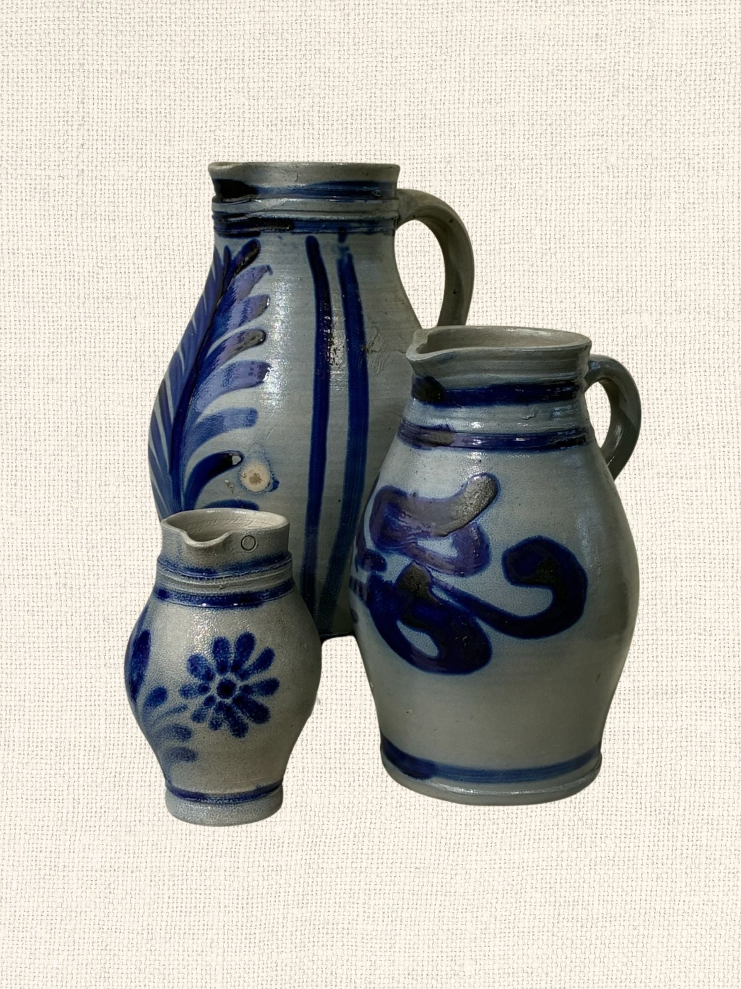 Euro Blue Salt Glazed | Milk Pitcher