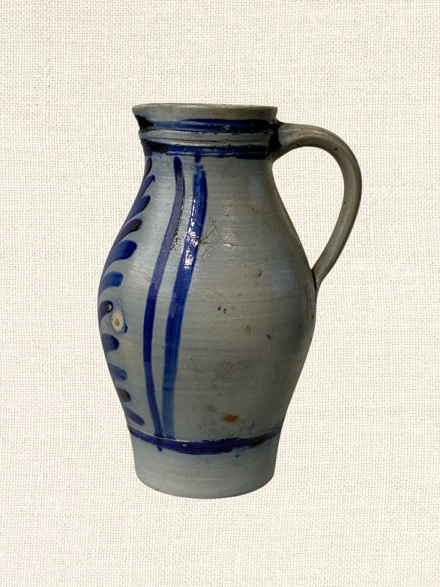 Euro Blue Salt Glazed | Milk Pitcher