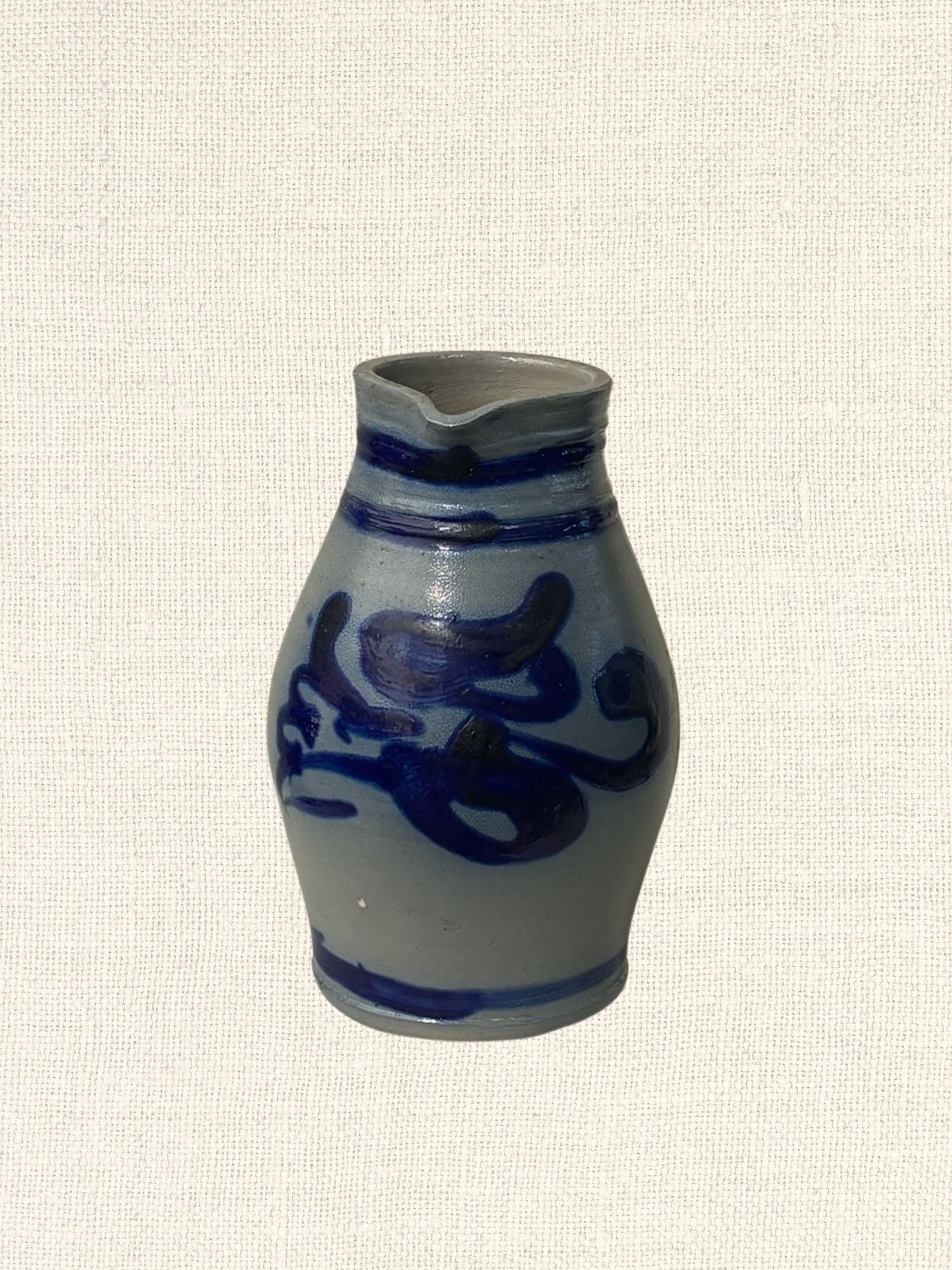 Euro Blue Salt Glazed | Milk Pitcher