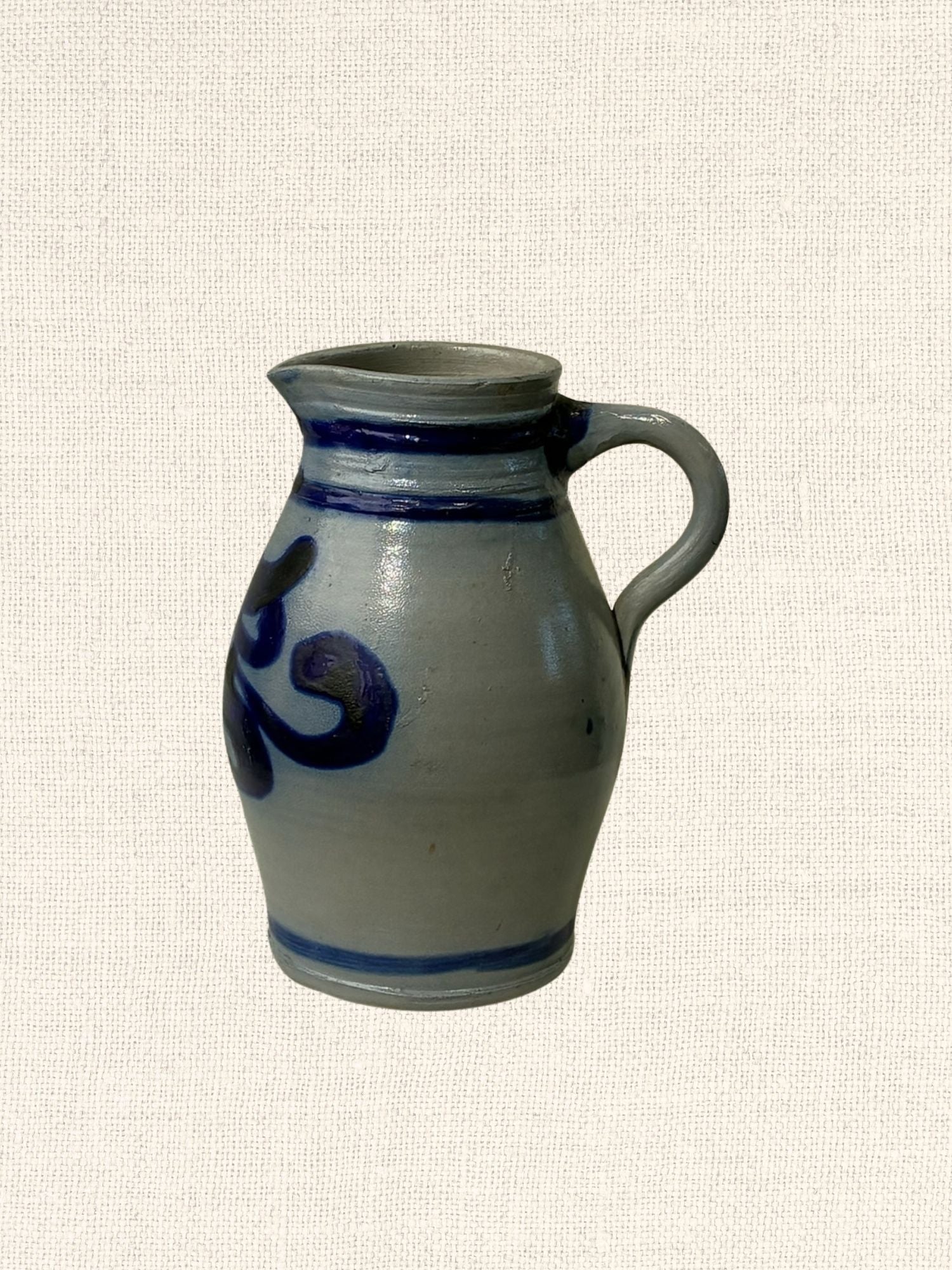 Euro Blue Salt Glazed | Milk Pitcher