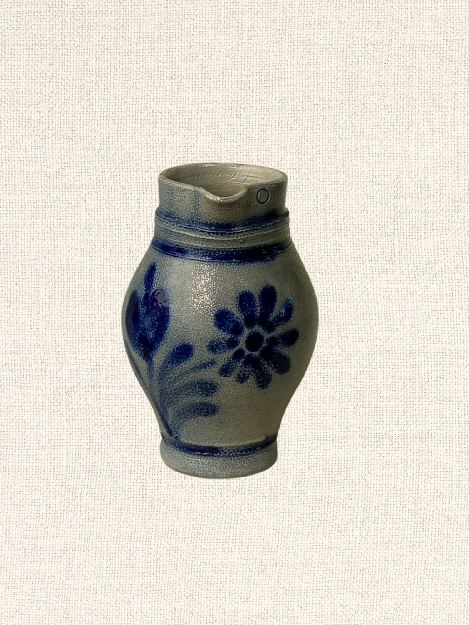 Euro Blue Salt Glazed | Milk Pitcher