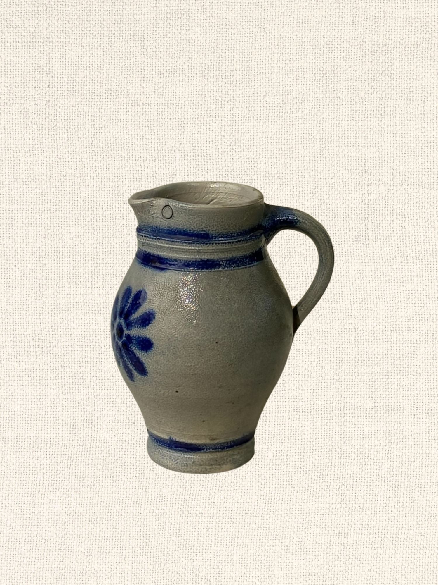 Euro Blue Salt Glazed | Milk Pitcher