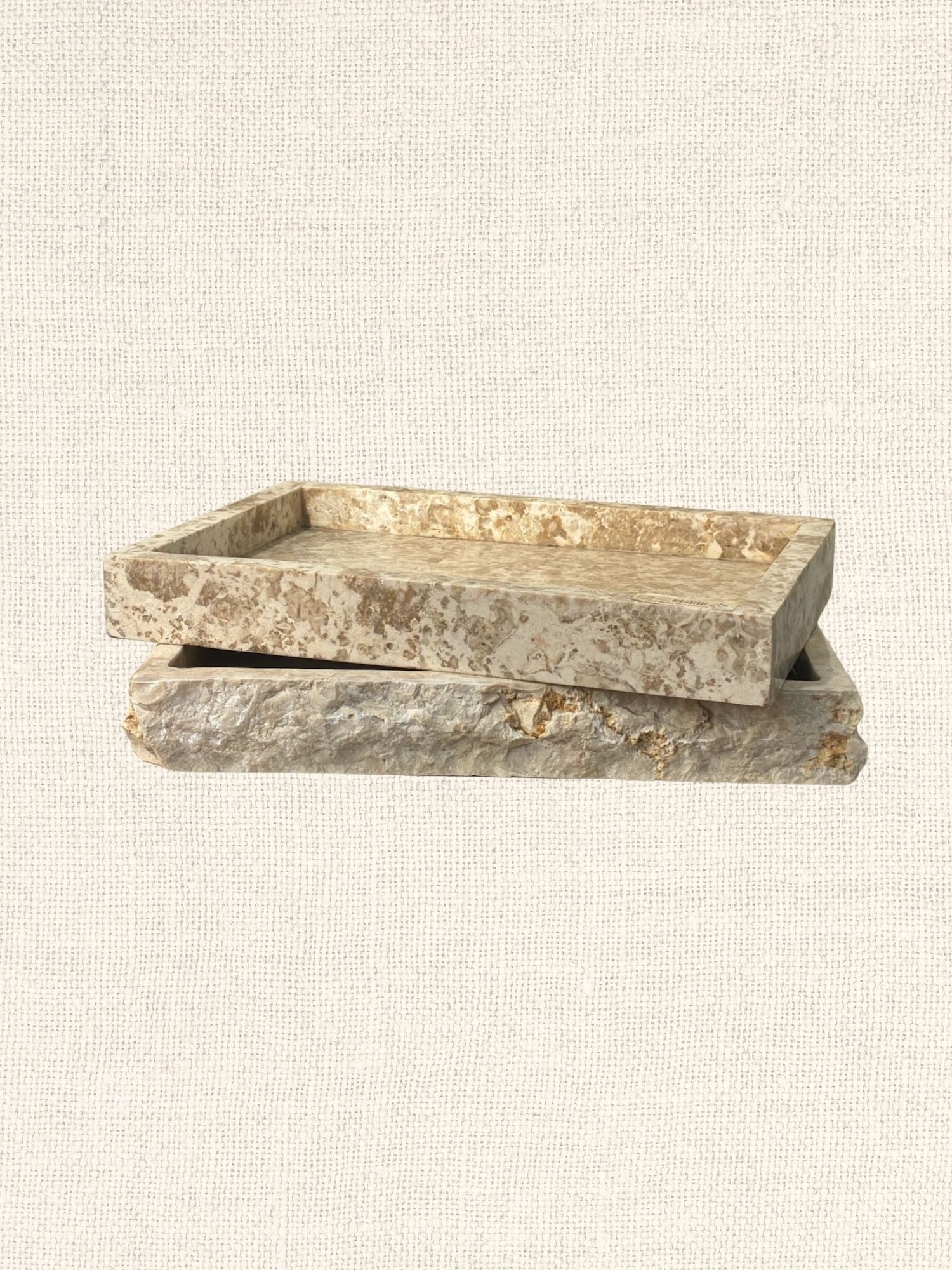 Natural Edge Marble Tray